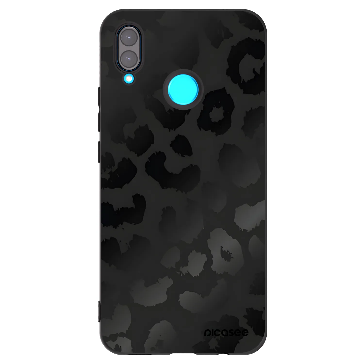 Picasee husă neagră din silicon pentru Huawei Nova 3 - Midnight Leopard