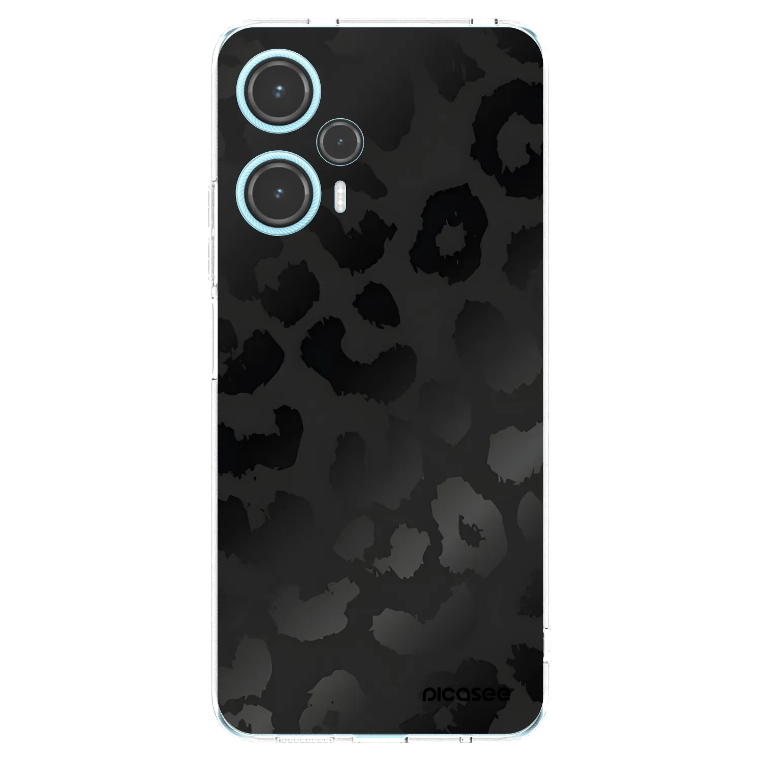 Picasee husă transparentă din silicon pentru Xiaomi Poco F5 - Midnight Leopard