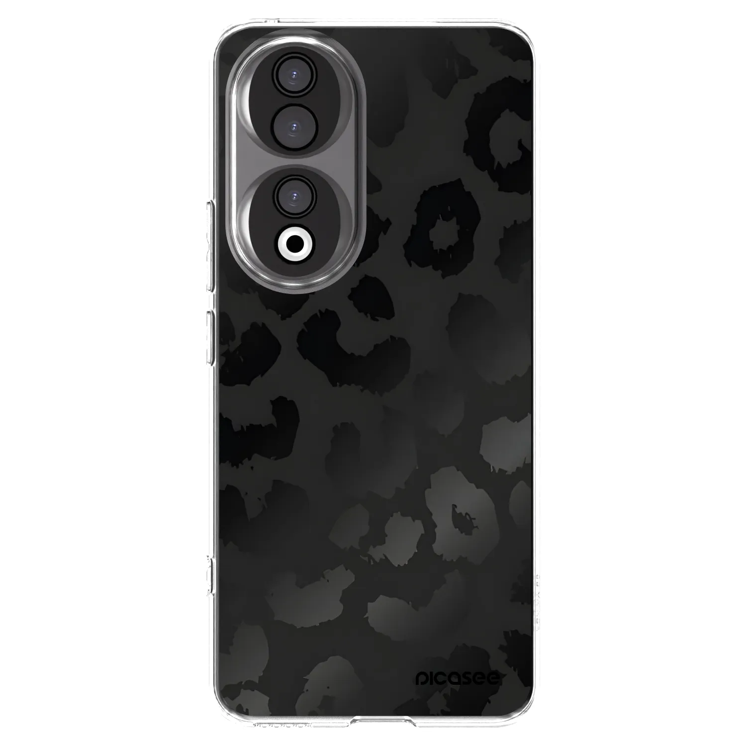 Picasee husă transparentă din silicon pentru Honor 90 5G - Midnight Leopard