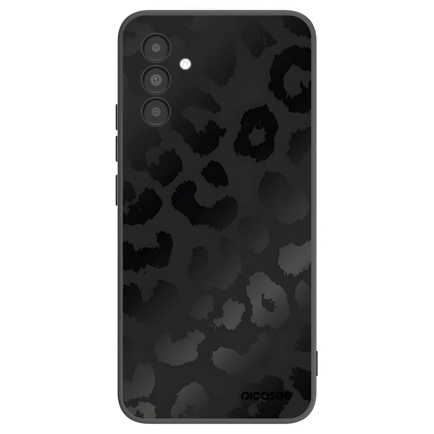Picasee husă neagră din silicon pentru Samsung Galaxy A04s A047F - Midnight Leopard