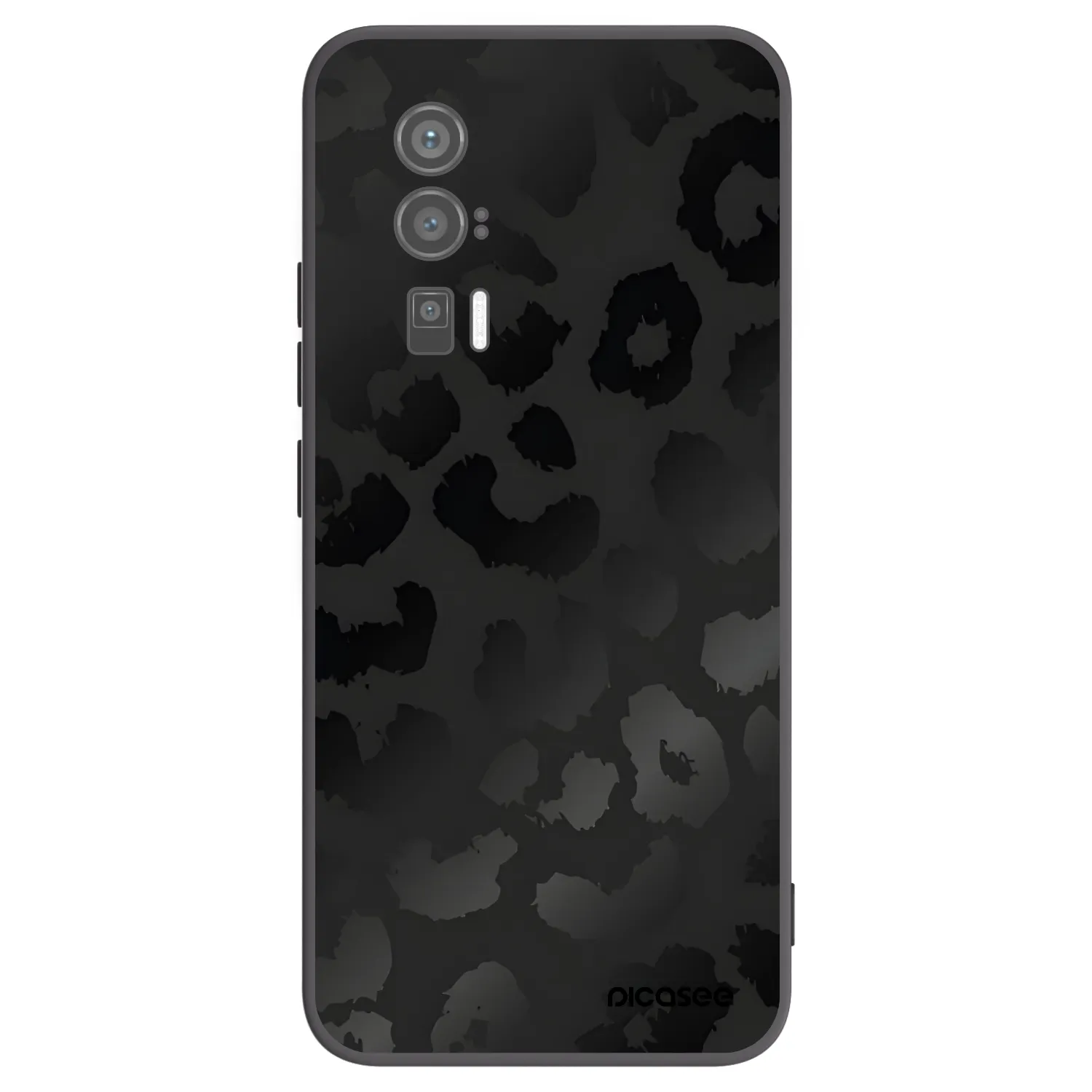 Picasee husă neagră din silicon pentru Xiaomi Poco F5 Pro 5G - Midnight Leopard