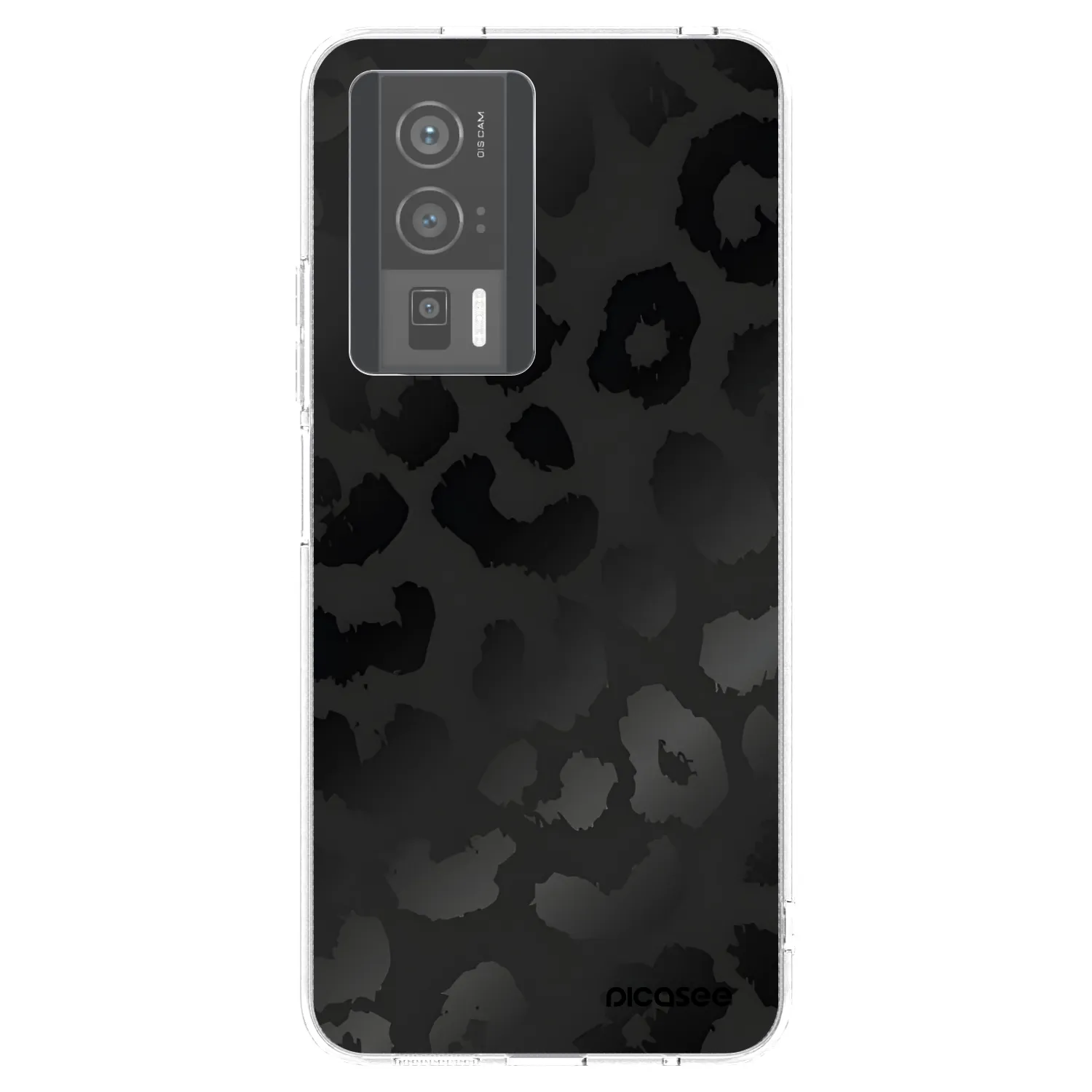 Picasee husă transparentă din silicon pentru Xiaomi Poco F5 Pro 5G - Midnight Leopard