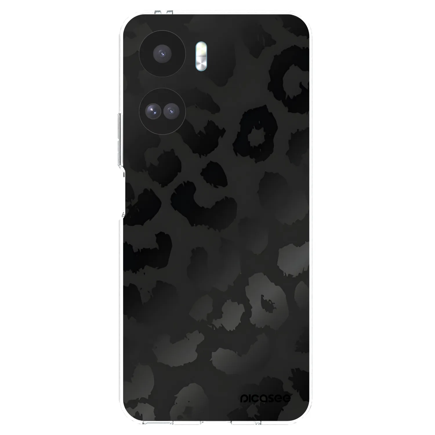 Picasee husă transparentă din silicon pentru Honor 90 Lite 5G - Midnight Leopard