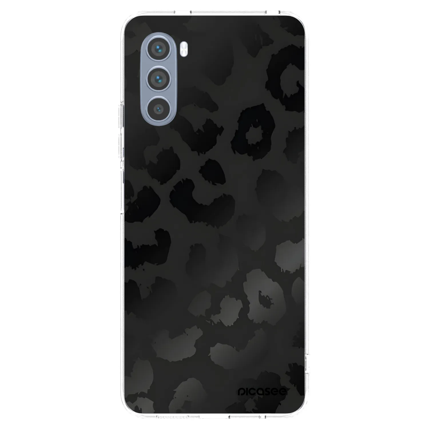 Picasee husă transparentă din silicon pentru Motorola Moto G62 - Midnight Leopard