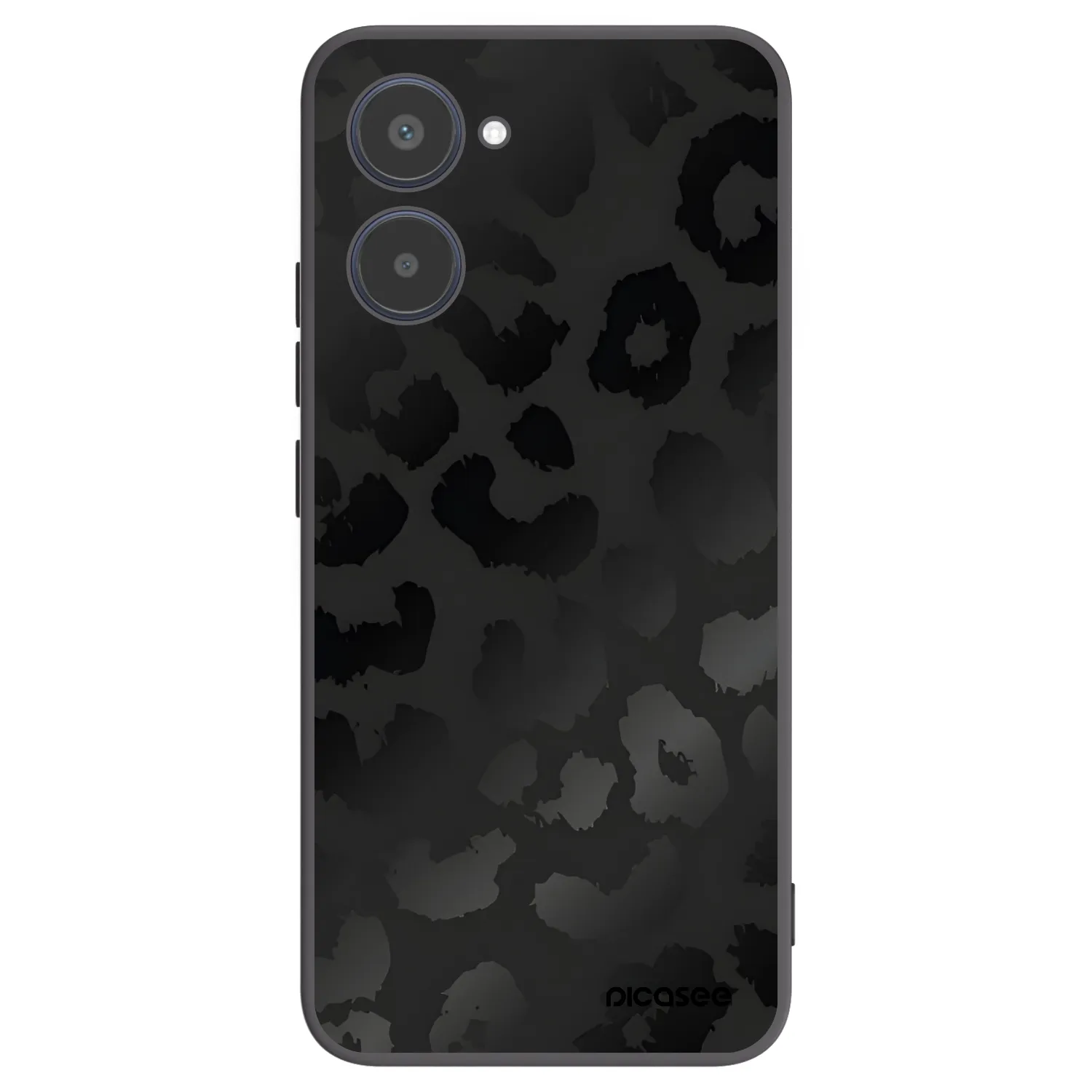 Picasee husă neagră din silicon pentru Realme 10 4G - Midnight Leopard