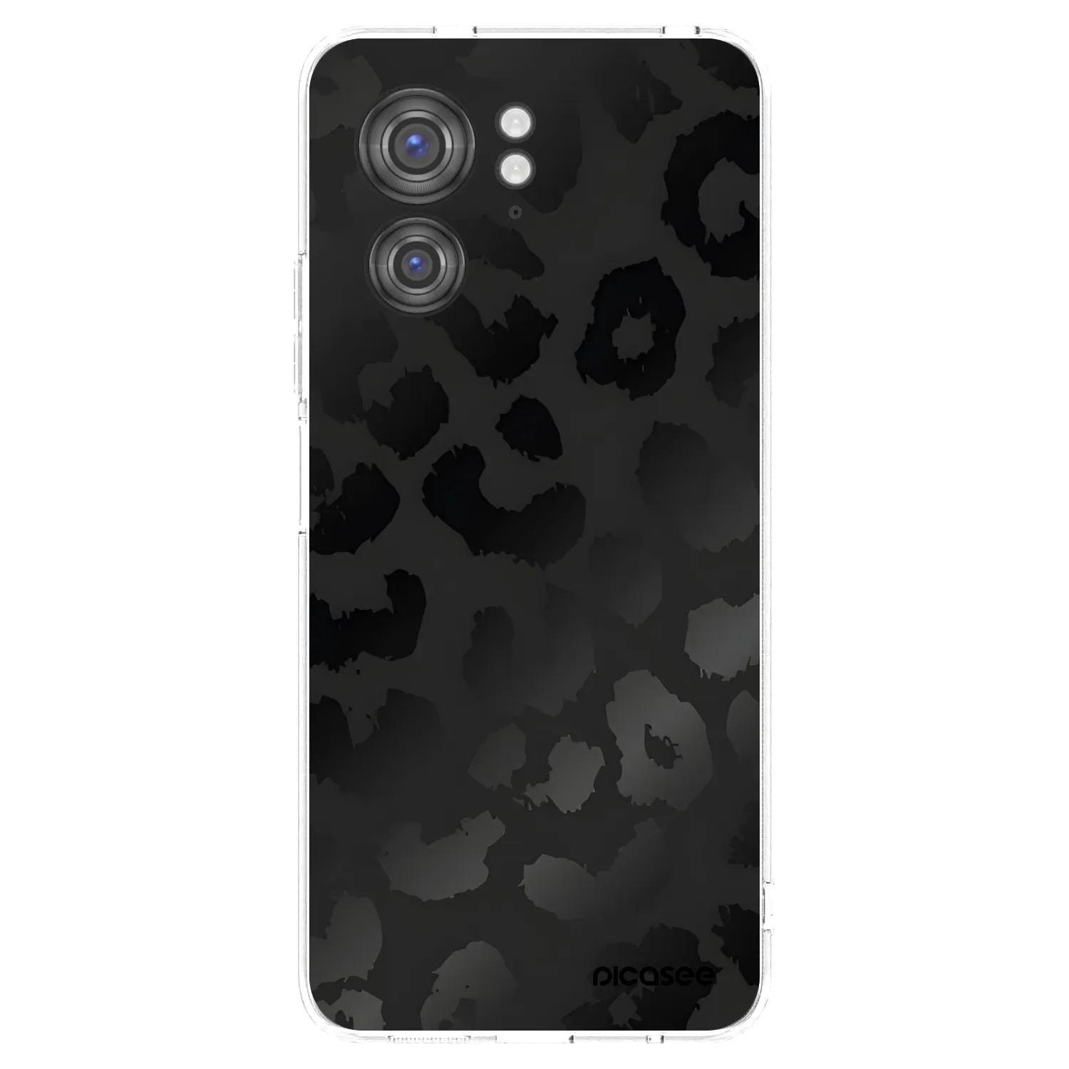 Picasee husă transparentă din silicon pentru Motorola Edge 40 - Midnight Leopard