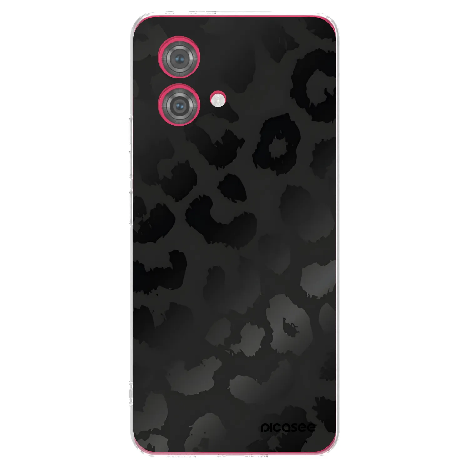 Picasee husă transparentă din silicon pentru Motorola Moto G84 5G - Midnight Leopard
