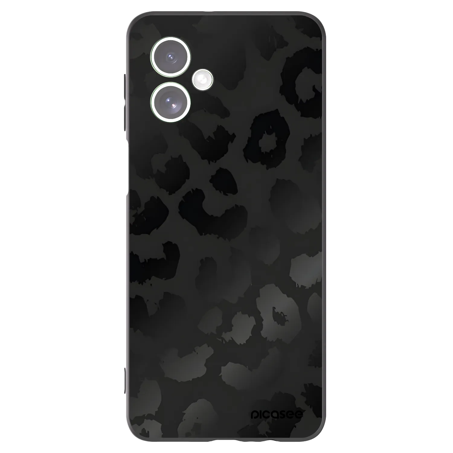 Picasee husă neagră din silicon pentru Motorola Moto G54 5G - Midnight Leopard