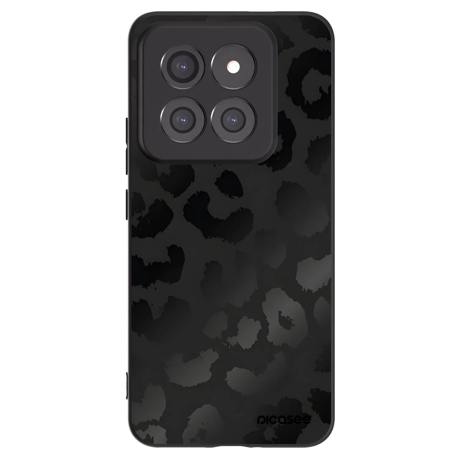 Picasee husă neagră din silicon pentru Xiaomi 14 Pro - Midnight Leopard