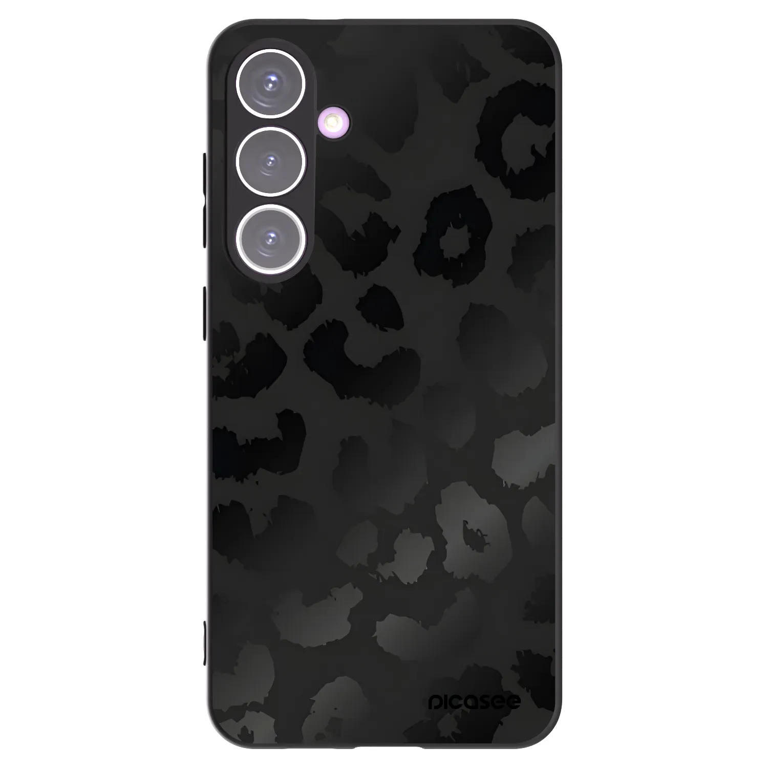 Picasee husă neagră din silicon pentru Samsung Galaxy S24+ S926B 5G - Midnight Leopard