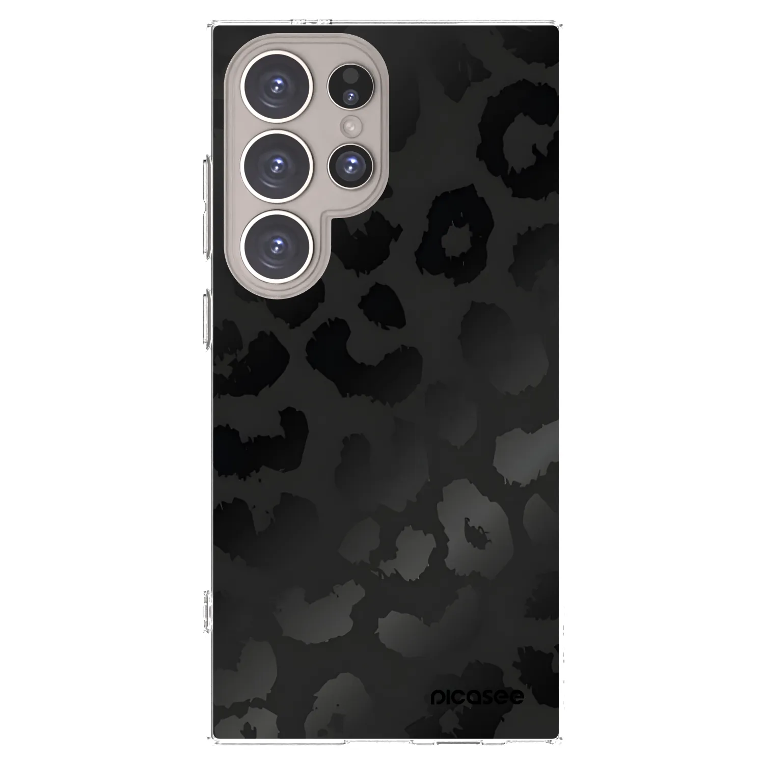 Picasee husă transparentă din silicon pentru Samsung Galaxy S24 Ultra S928B 5G - Midnight Leopard