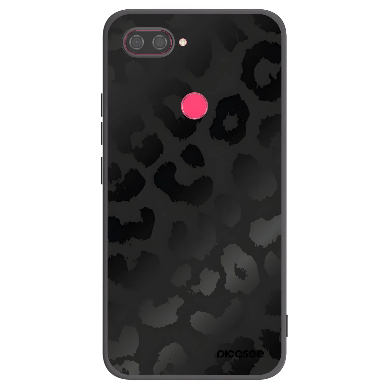 Picasee husă neagră din silicon pentru Xiaomi Mi 8 Lite - Midnight Leopard