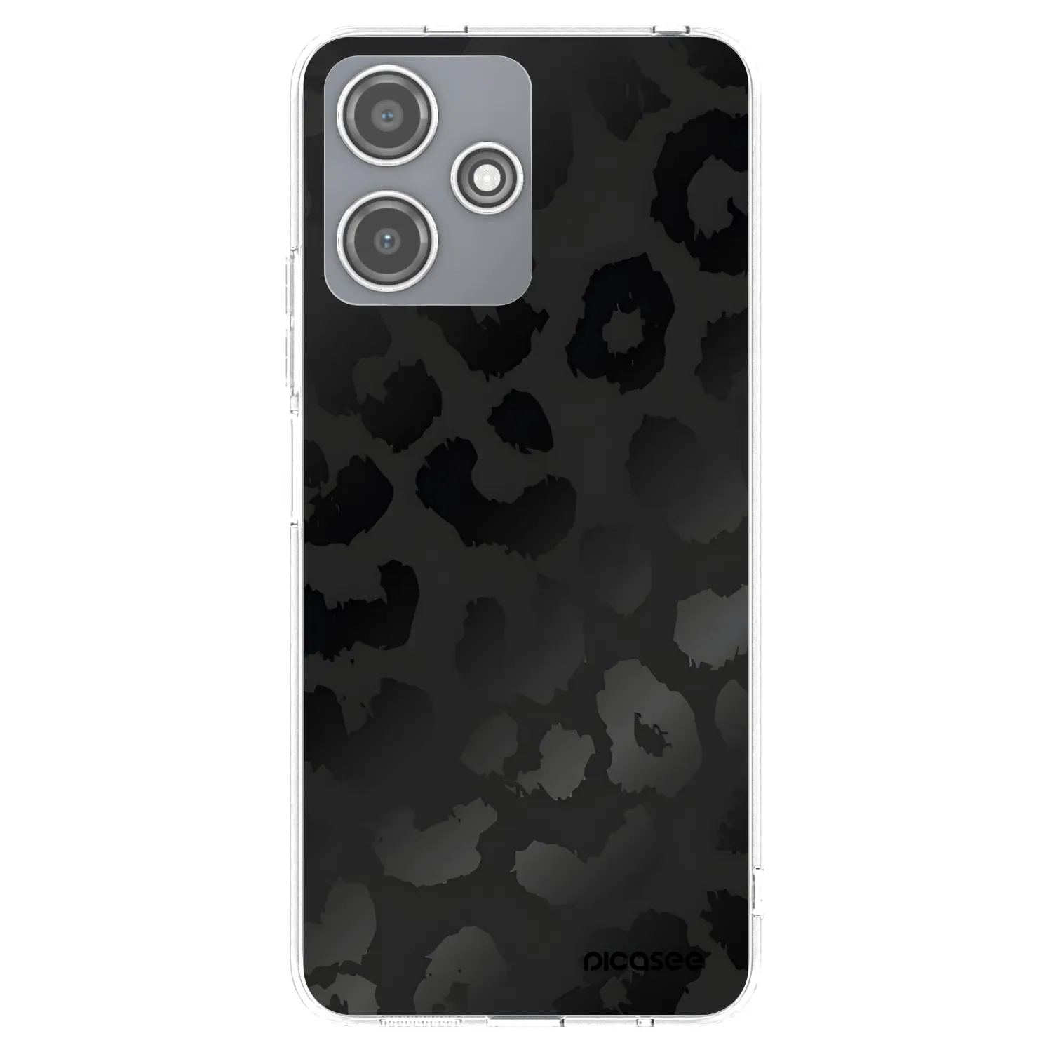 Picasee husă transparentă din silicon pentru Xiaomi Redmi 12 5G - Midnight Leopard
