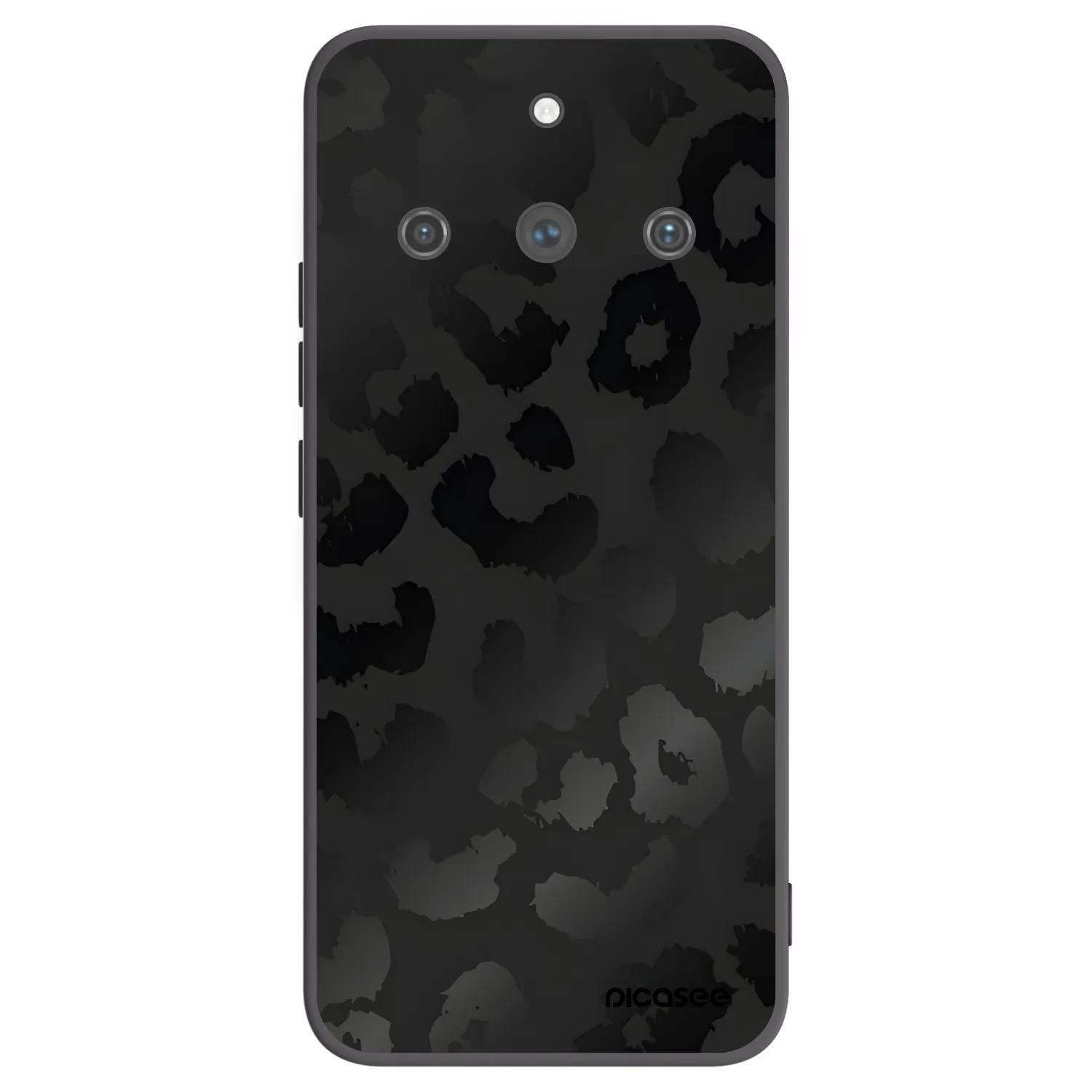 Picasee husă neagră din silicon pentru Realme 11 Pro+ - Midnight Leopard