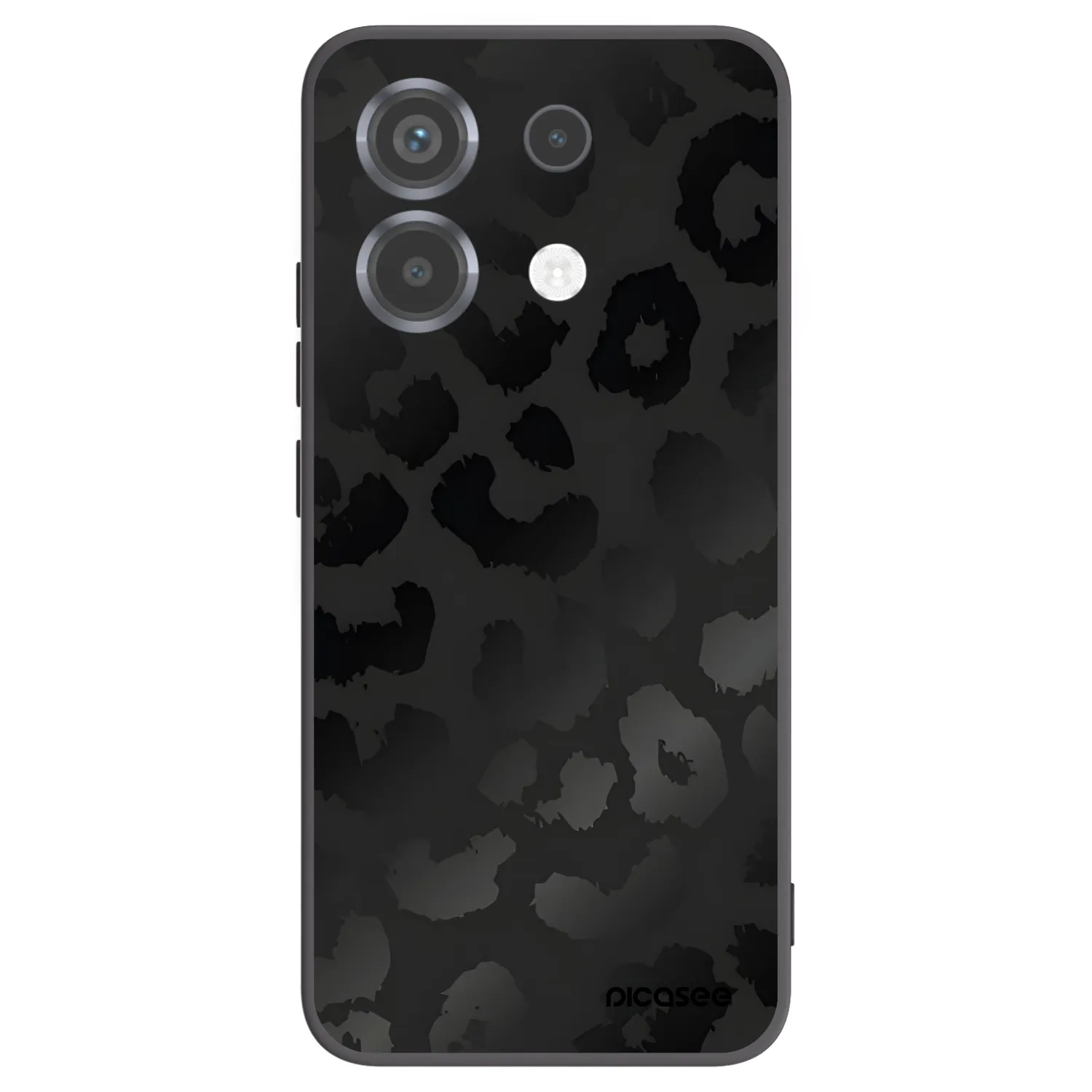 Picasee husă neagră din silicon pentru Xiaomi Poco X6 - Midnight Leopard