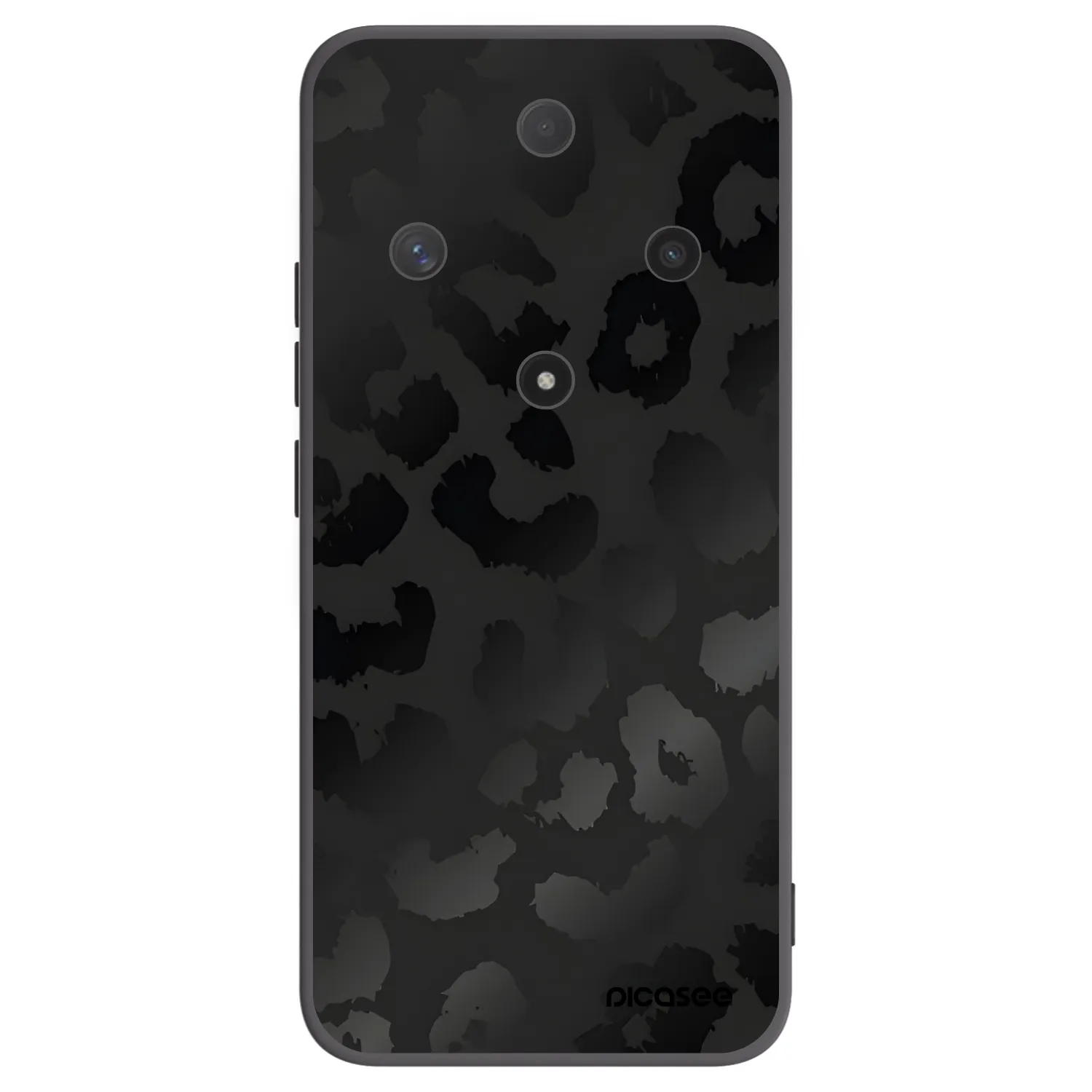 Picasee husă neagră din silicon pentru Honor Magic6 Lite 5G - Midnight Leopard