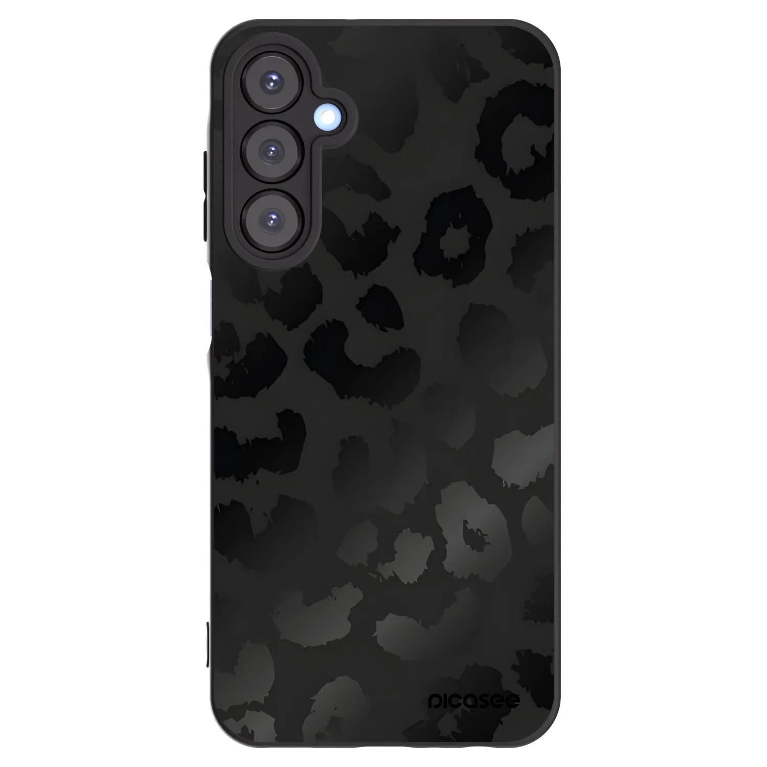 Picasee husă neagră din silicon pentru Samsung Galaxy A25 A256B 5G - Midnight Leopard