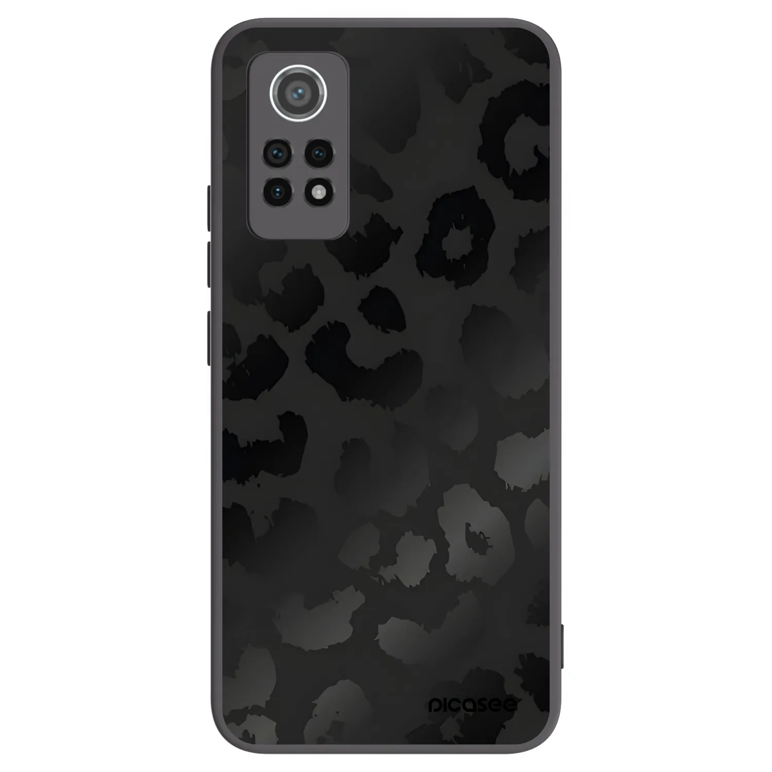 Picasee husă neagră din silicon pentru Xiaomi Redmi Note 12 Pro 4G - Midnight Leopard