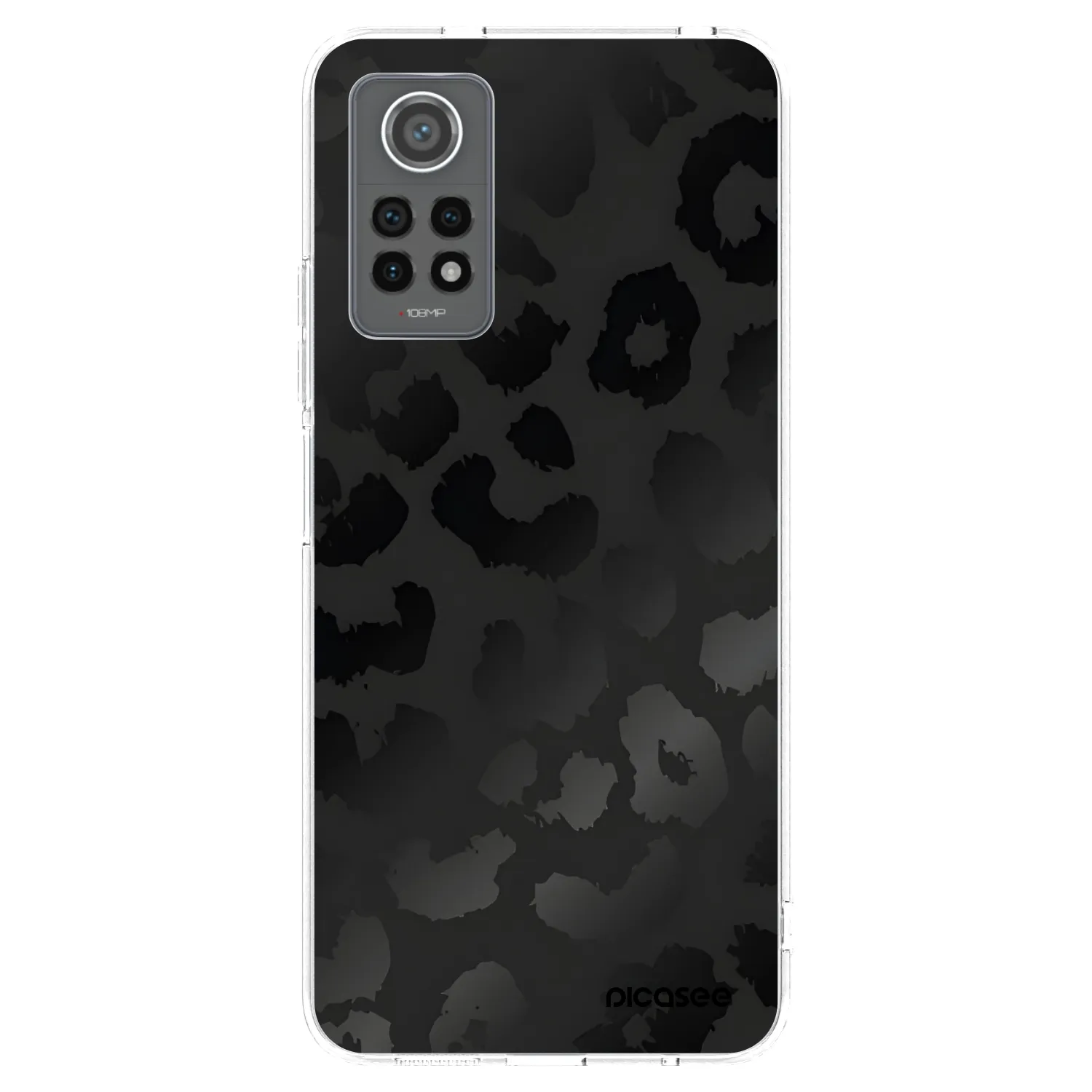 Picasee husă transparentă din silicon pentru Xiaomi Redmi Note 12 Pro 4G - Midnight Leopard