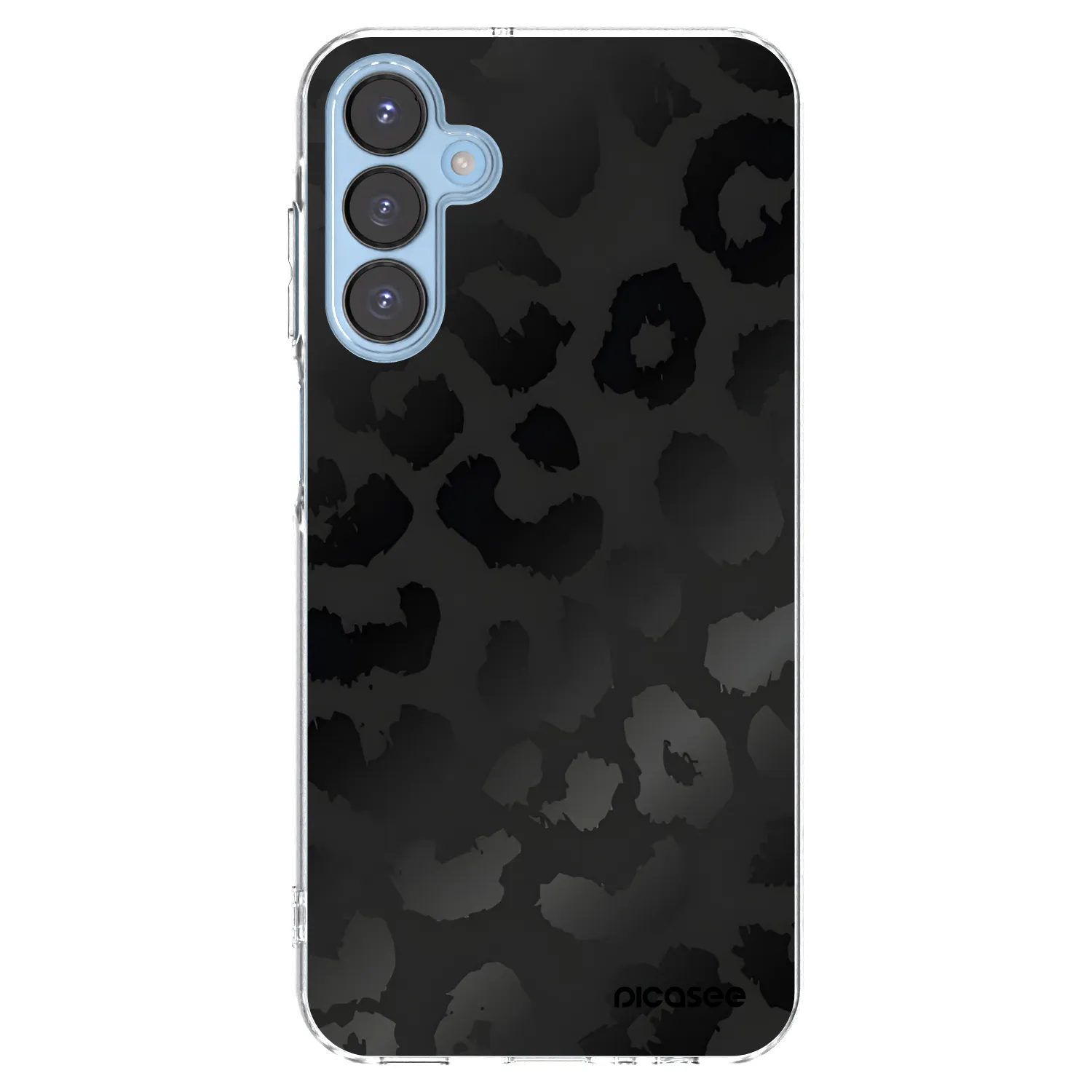 Picasee husă transparentă din silicon pentru Samsung Galaxy A15 A156B 5G - Midnight Leopard