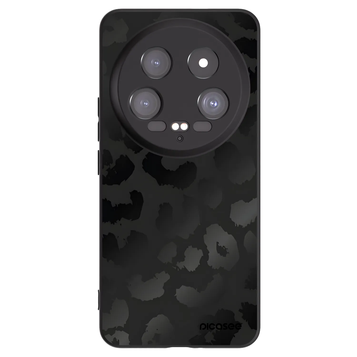 Picasee husă neagră din silicon pentru Xiaomi 14 Ultra - Midnight Leopard
