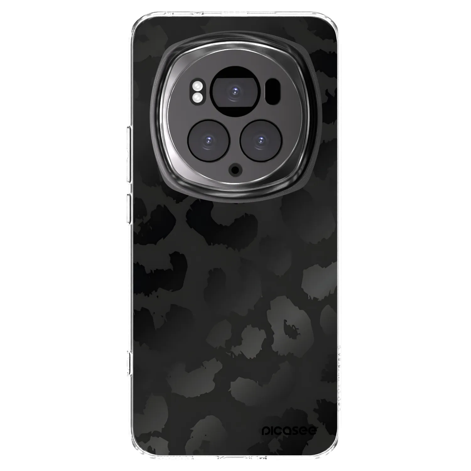 Picasee husă transparentă din silicon pentru Honor Magic6 Pro - Midnight Leopard