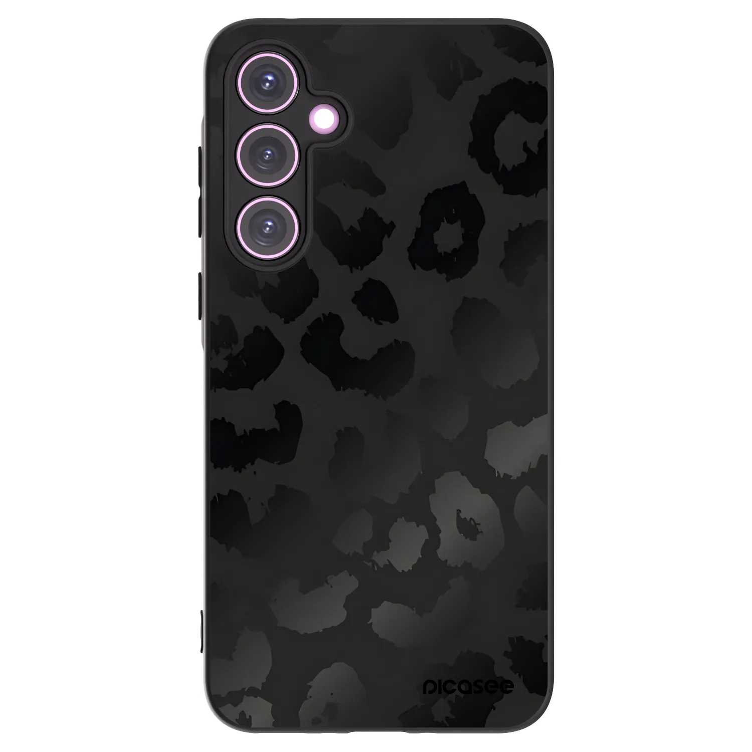 Picasee husă neagră din silicon pentru Samsung Galaxy A35 5G A356B - Midnight Leopard