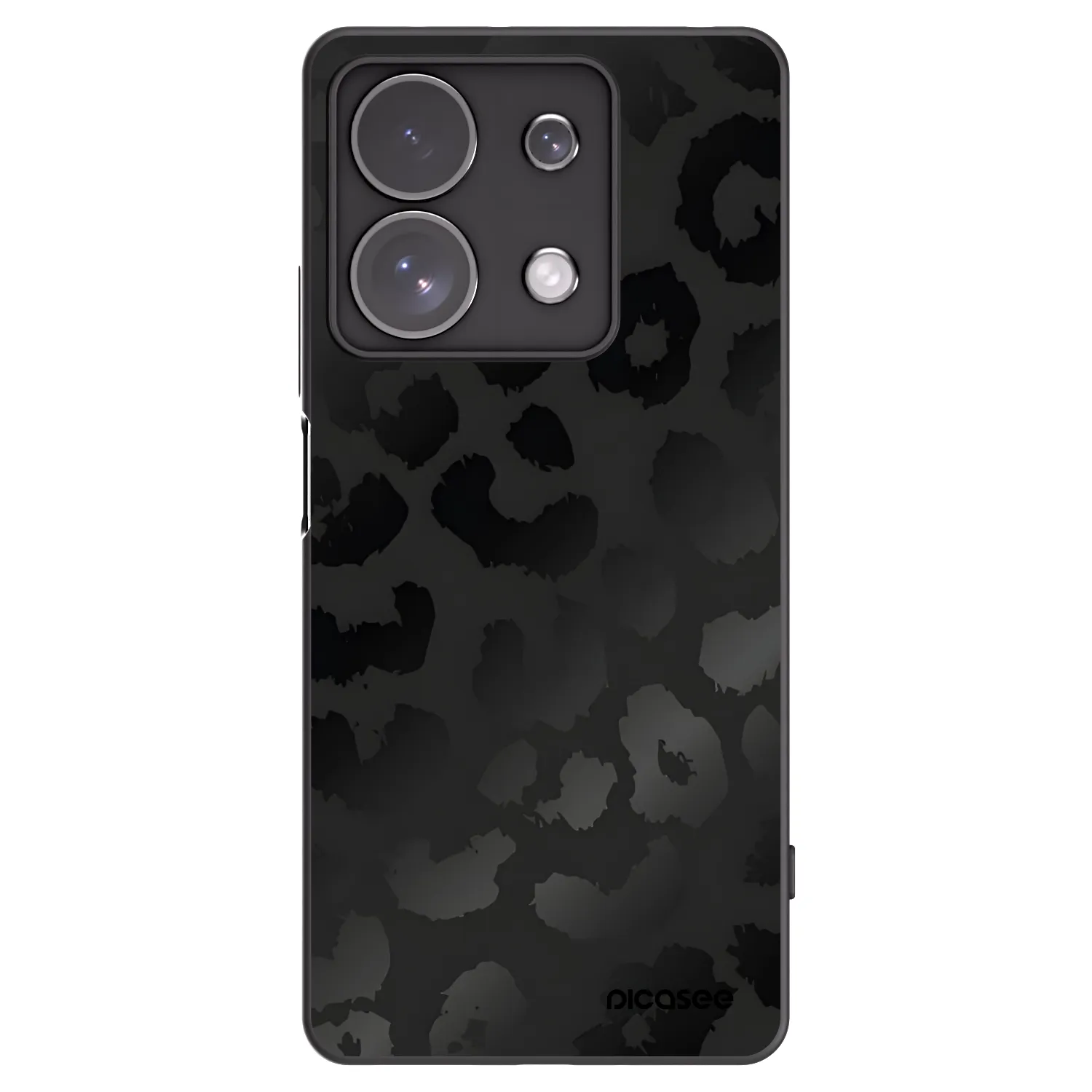 Picasee husă neagră din silicon pentru Xiaomi Redmi Note 13 Pro 4G - Midnight Leopard