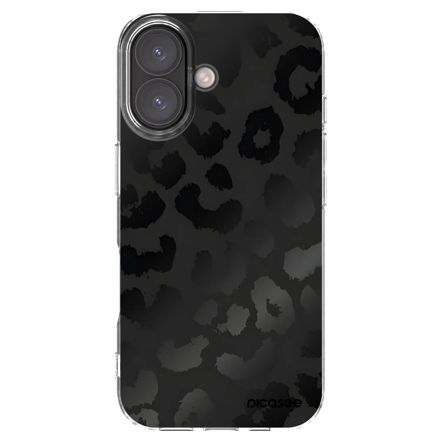 Picasee husă transparentă din silicon pentru Apple iPhone 16 - Midnight Leopard