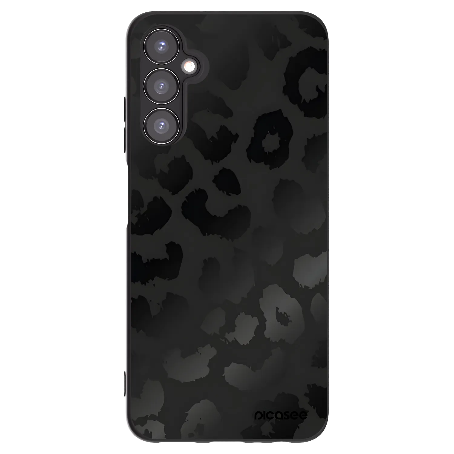 Picasee husă neagră din silicon pentru Samsung Galaxy A05s A057G - Midnight Leopard