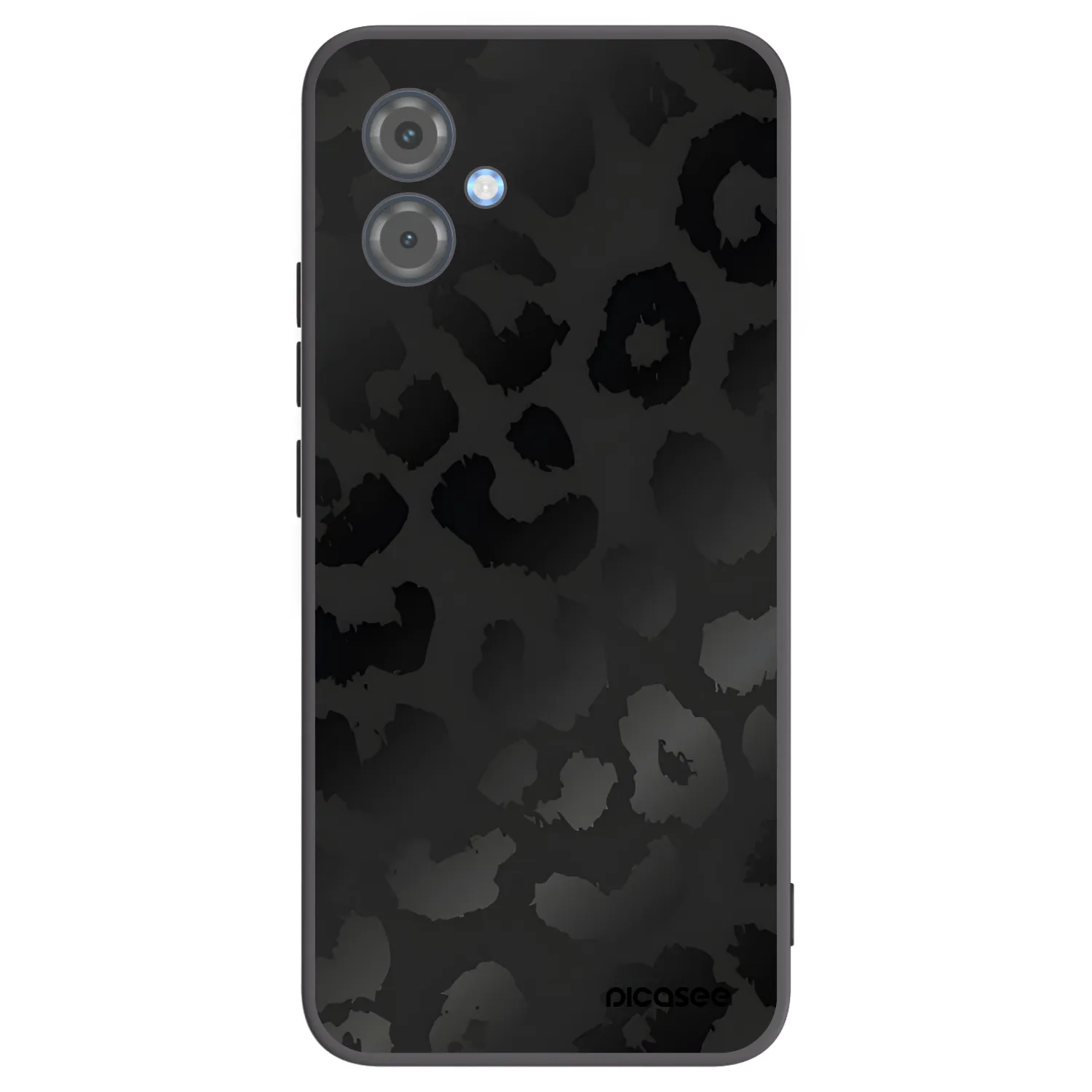 Picasee husă neagră din silicon pentru Motorola Moto G14 - Midnight Leopard