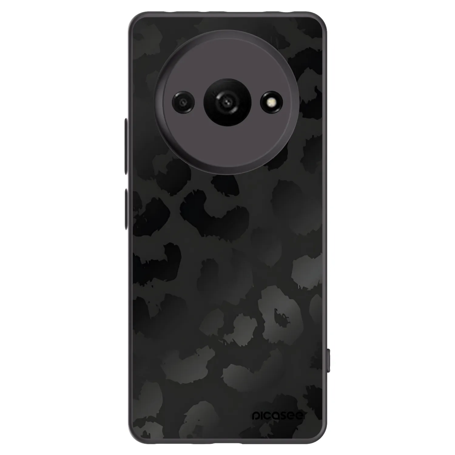 Picasee husă neagră din silicon pentru Xiaomi Redmi A3 - Midnight Leopard