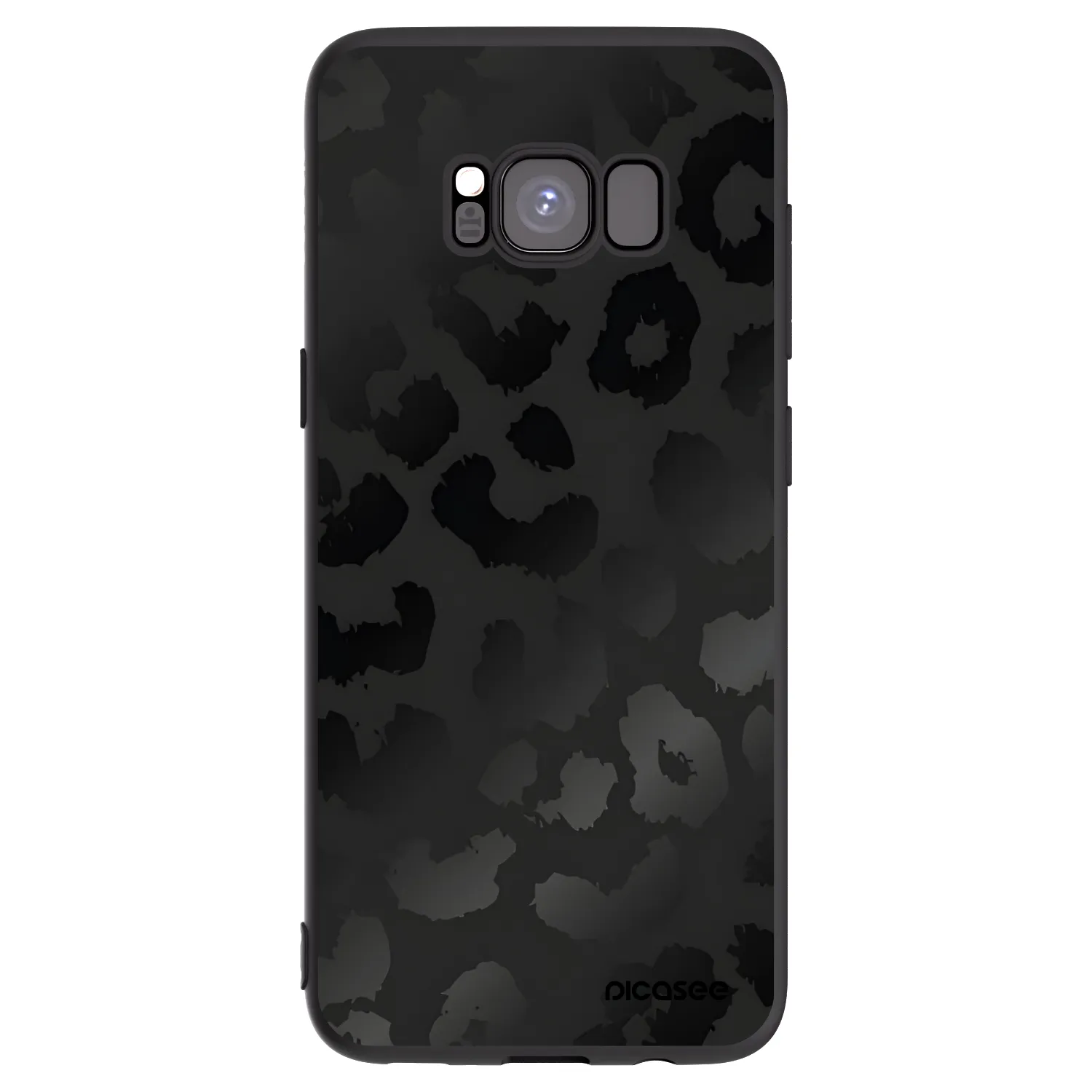 Picasee husă neagră din silicon pentru Samsung Galaxy S8 G950F - Midnight Leopard