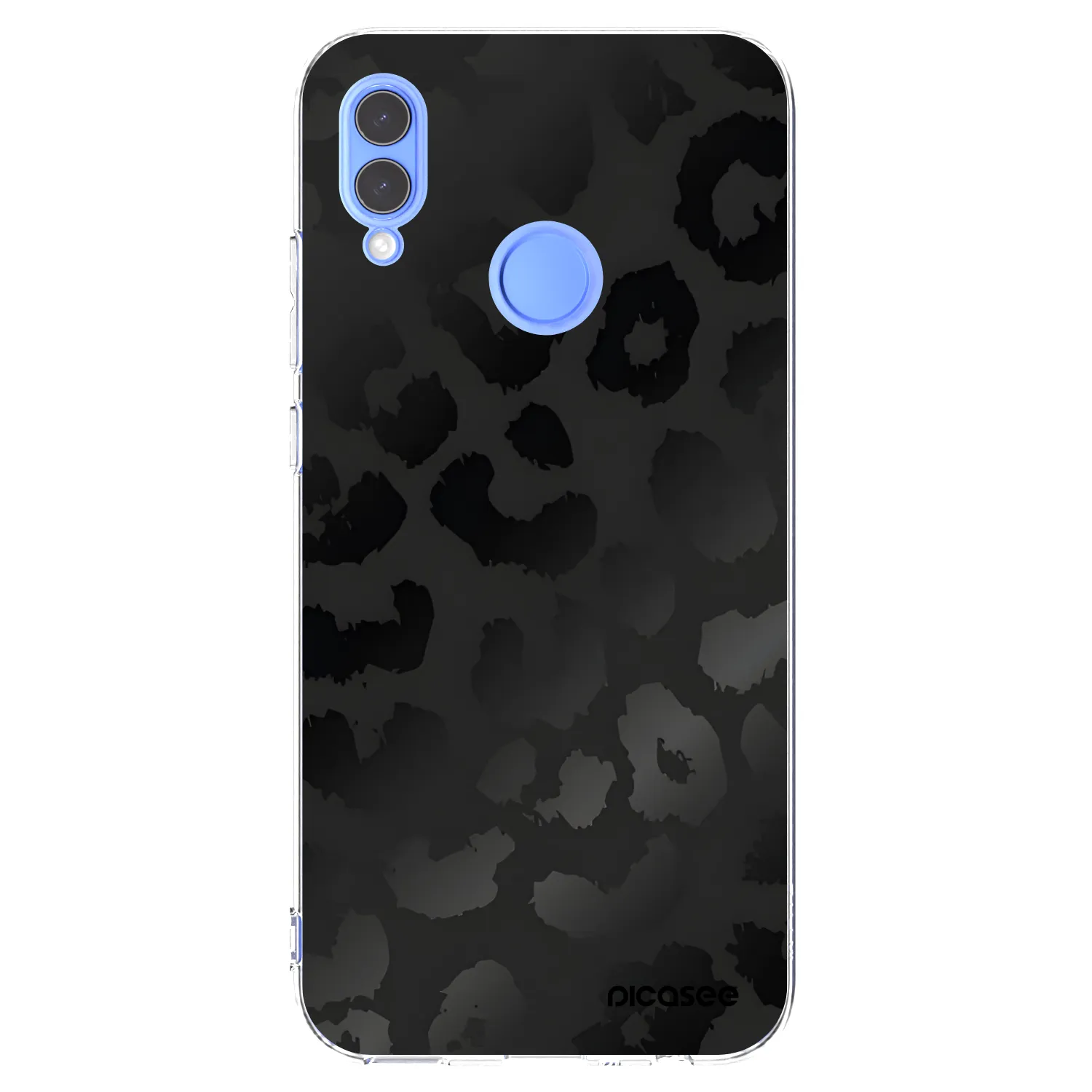Picasee husă transparentă din silicon pentru Huawei P Smart 2019 - Midnight Leopard
