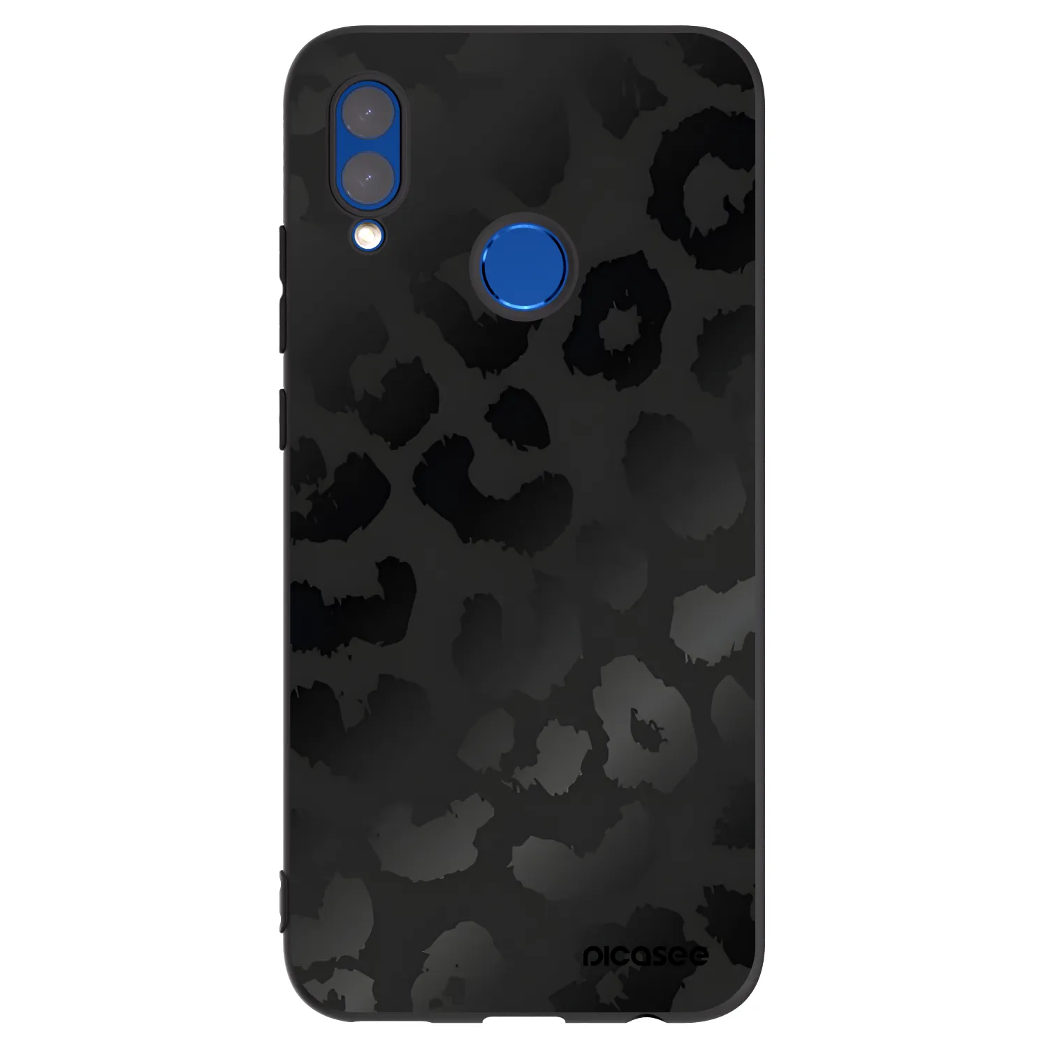 Picasee husă neagră din silicon pentru Honor 10 Lite - Midnight Leopard