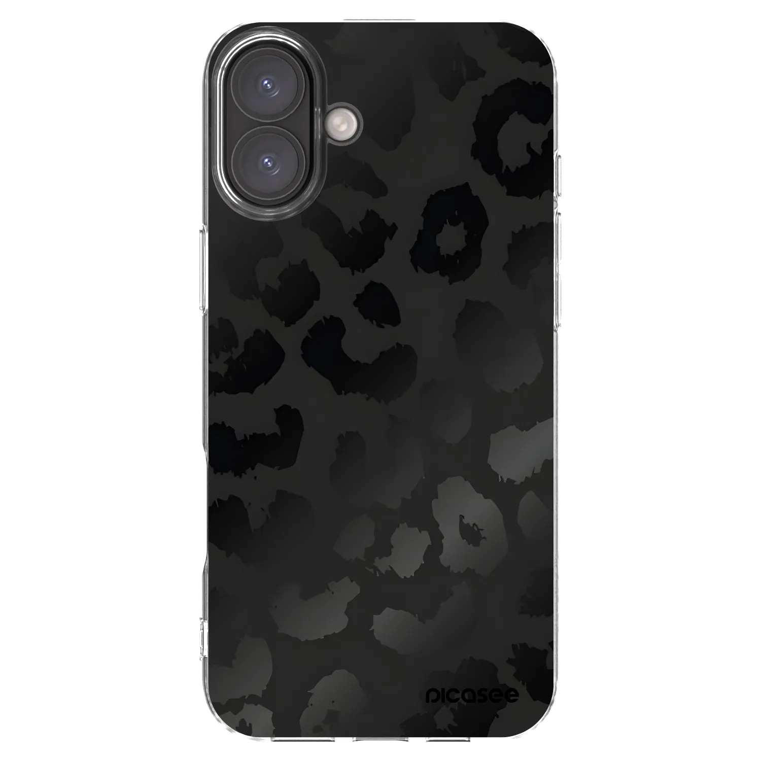 Picasee husă transparentă din silicon pentru Apple iPhone 16 Plus - Midnight Leopard