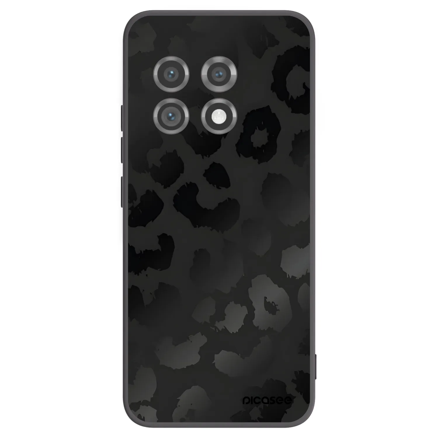 Picasee husă neagră din silicon pentru OnePlus 11 5G - Midnight Leopard