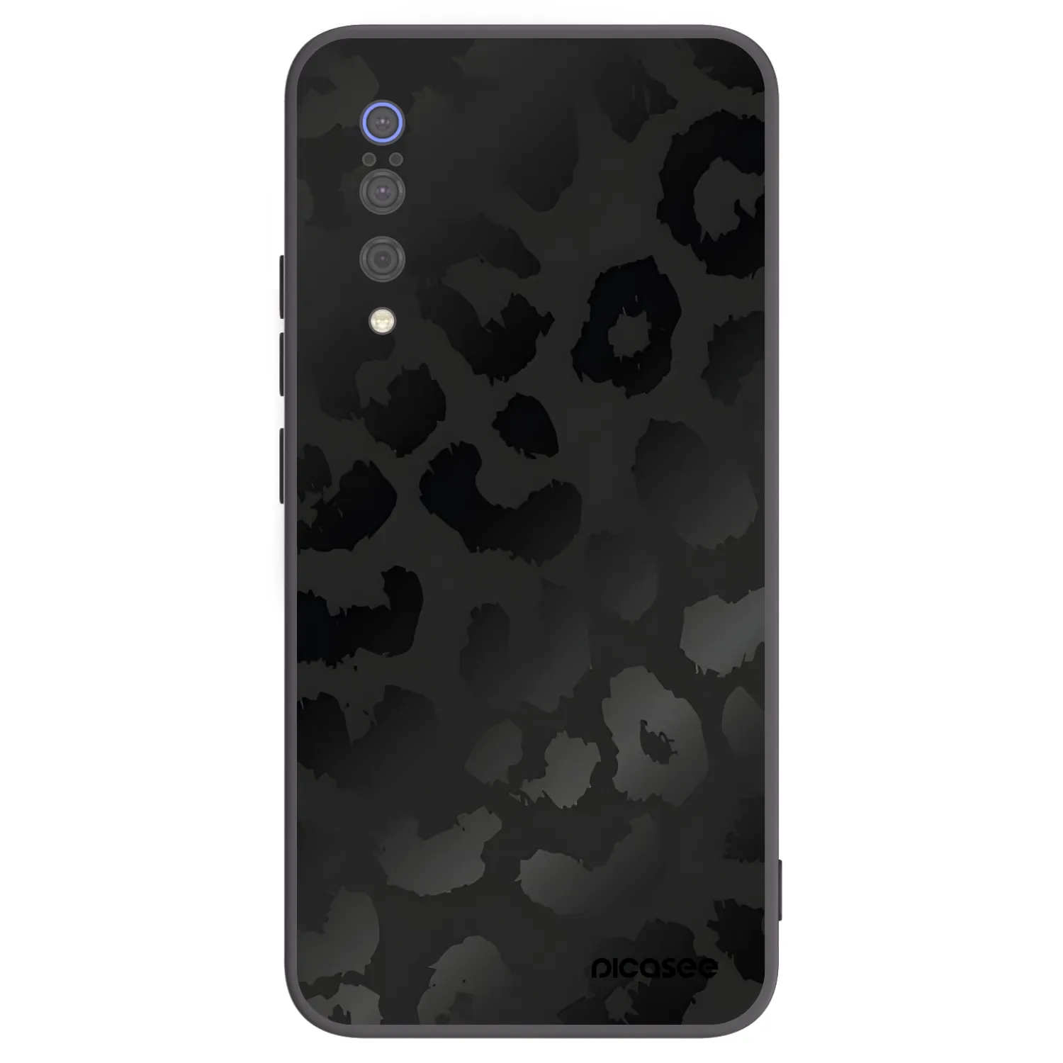 Picasee husă neagră din silicon pentru Xiaomi Mi 9 - Midnight Leopard