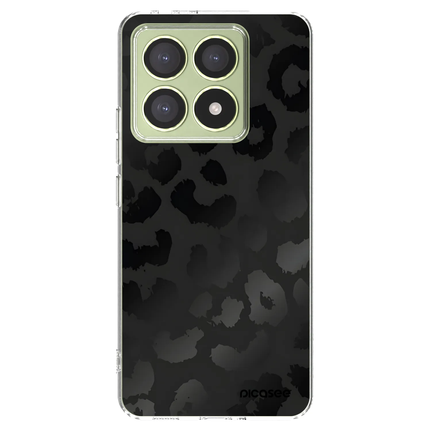 Picasee husă transparentă din silicon pentru Xiaomi 14T - Midnight Leopard