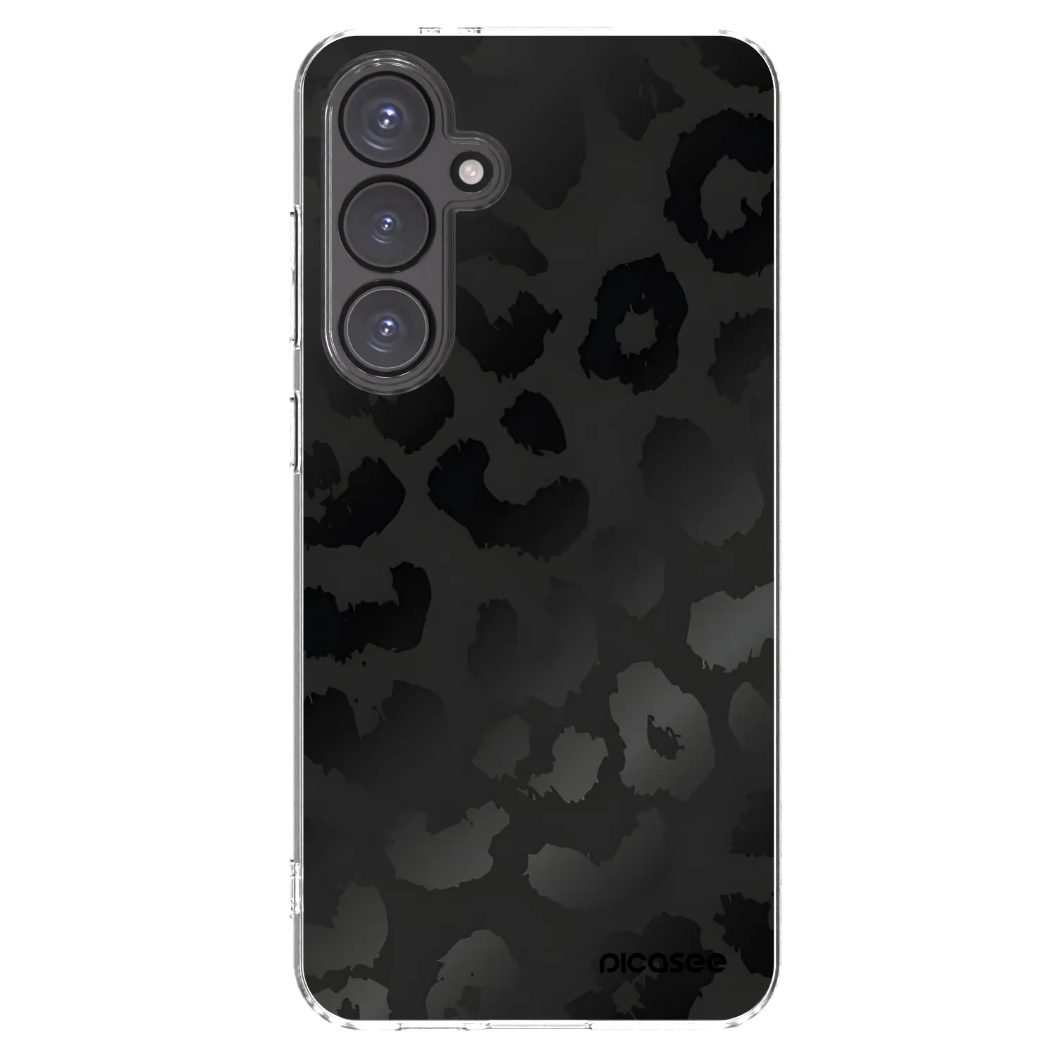 Picasee husă transparentă din silicon pentru Samsung Galaxy S24 FE S721B - Midnight Leopard