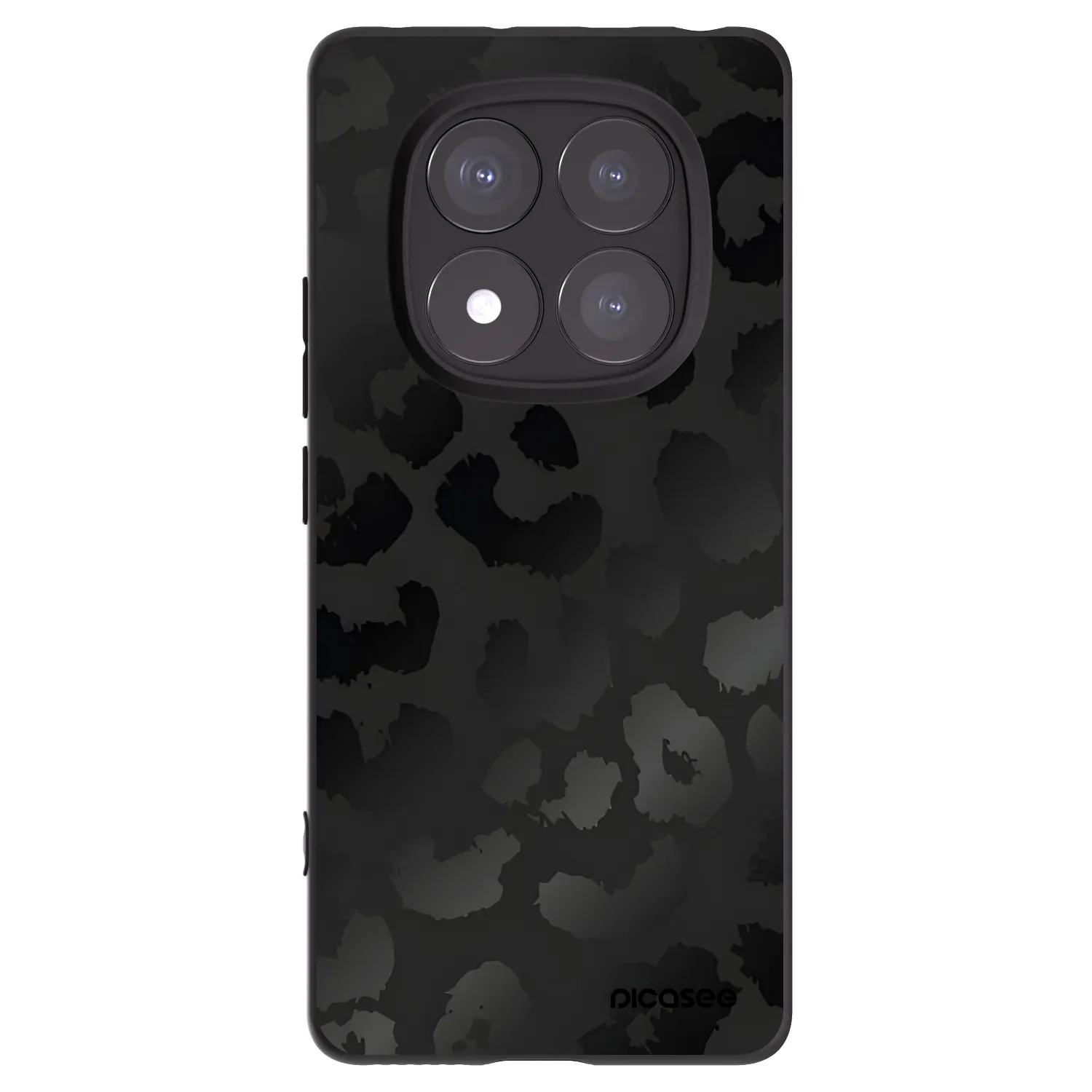 Picasee husă neagră din silicon pentru Xiaomi Redmi Note 14 Pro+ 5G - Midnight Leopard