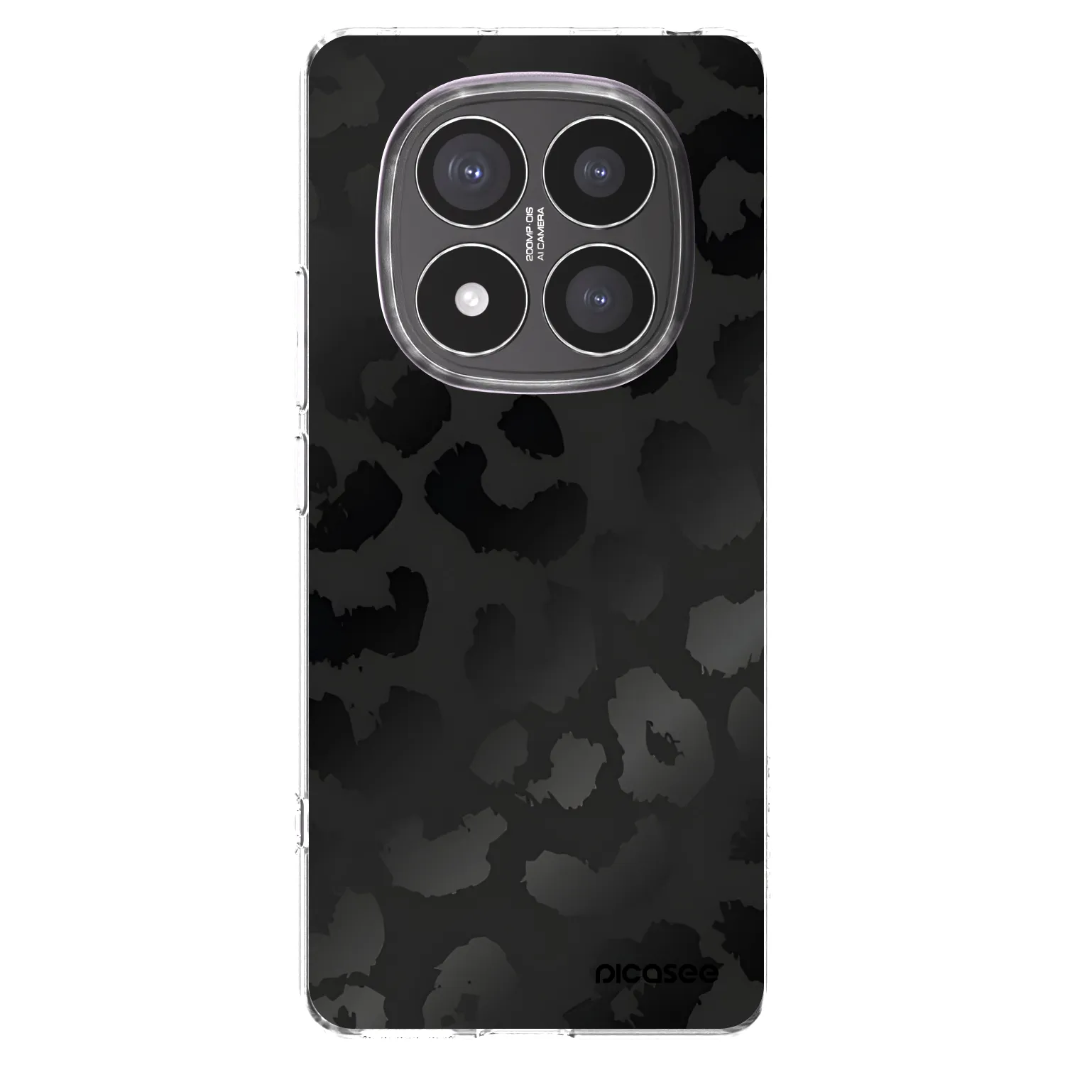 Picasee husă transparentă din silicon pentru Xiaomi Redmi Note 14 Pro+ 5G - Midnight Leopard