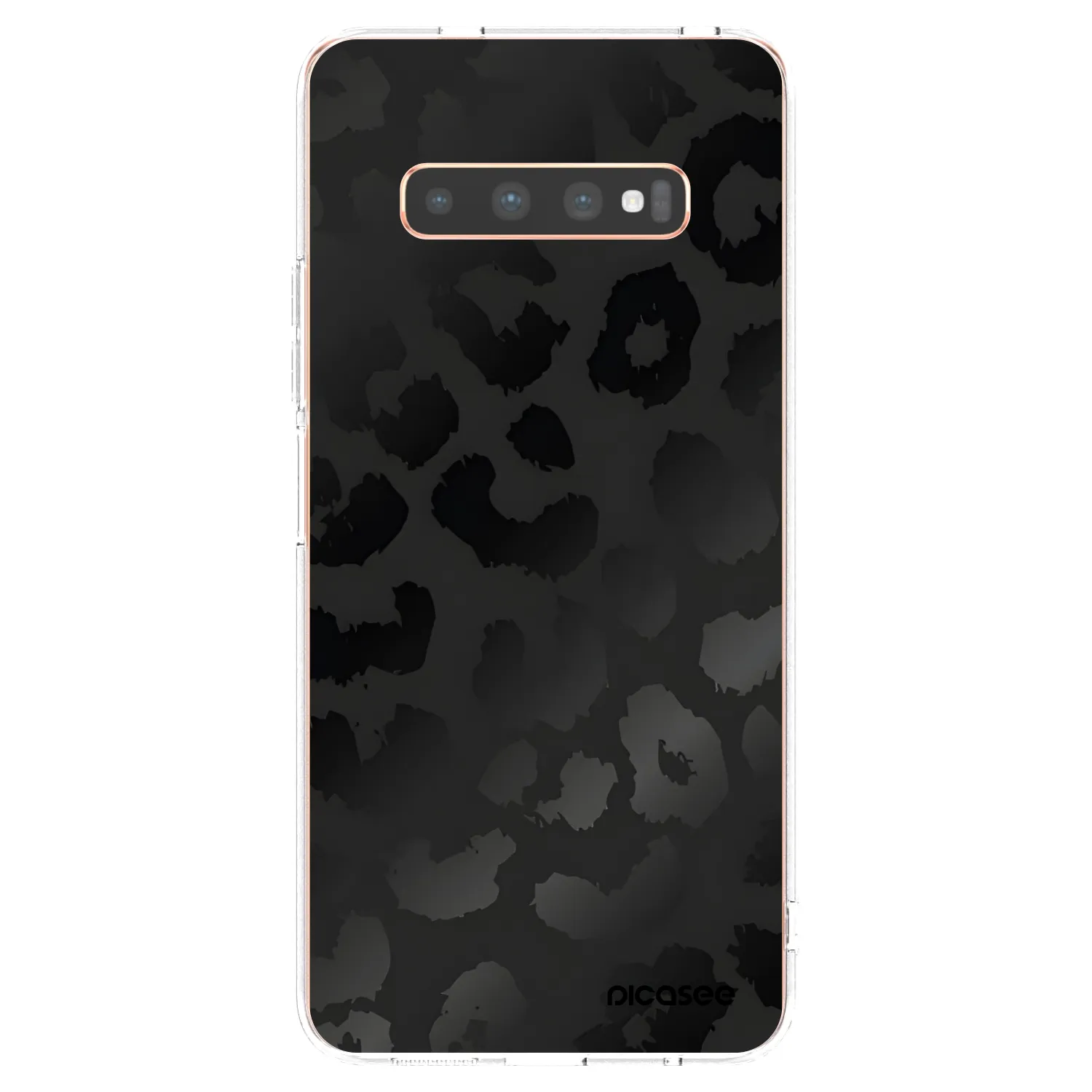 Picasee husă transparentă din silicon pentru Samsung Galaxy S10 Plus G975 - Midnight Leopard