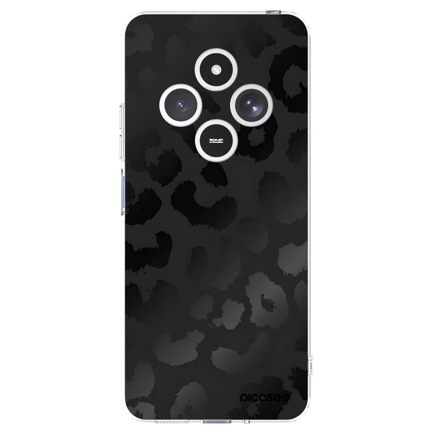 Picasee husă transparentă din silicon pentru Xiaomi Redmi 14C - Midnight Leopard