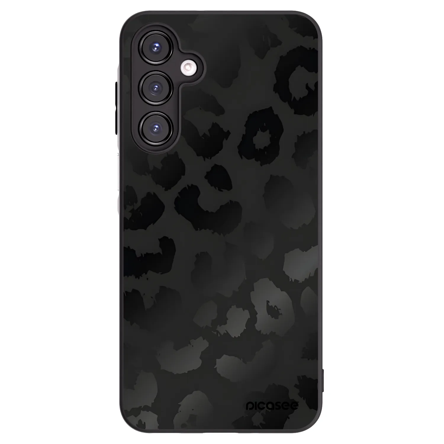 Picasee husă neagră din silicon pentru Samsung Galaxy A16 5G - Midnight Leopard