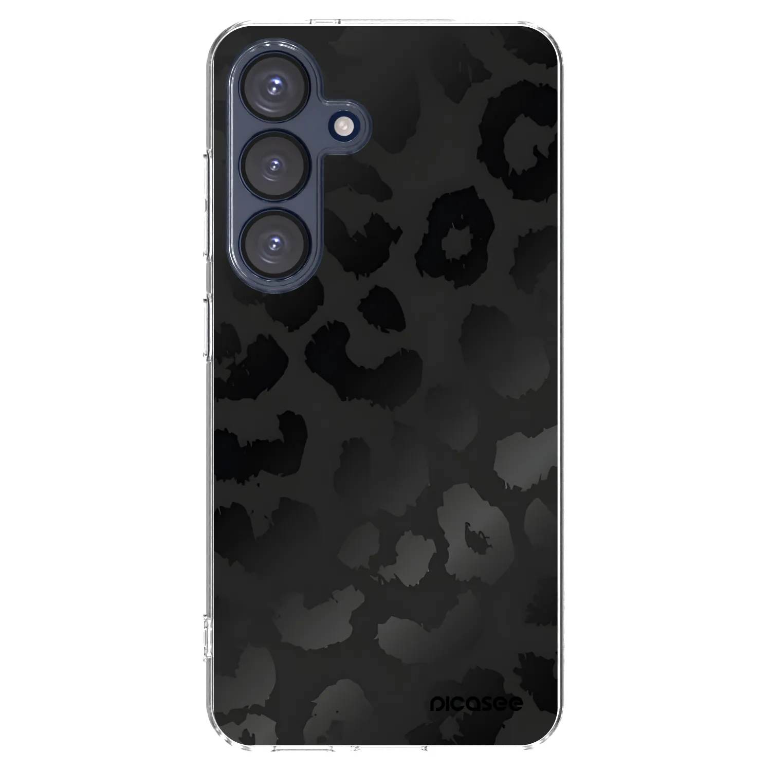 Picasee husă transparentă din silicon pentru Samsung Galaxy S25 5G - Midnight Leopard