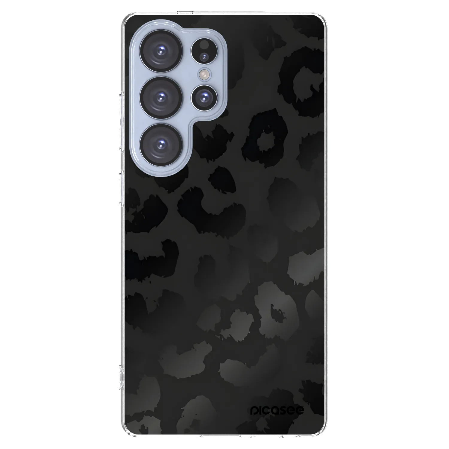 Picasee husă transparentă din silicon pentru Samsung Galaxy S25 Ultra 5G - Midnight Leopard