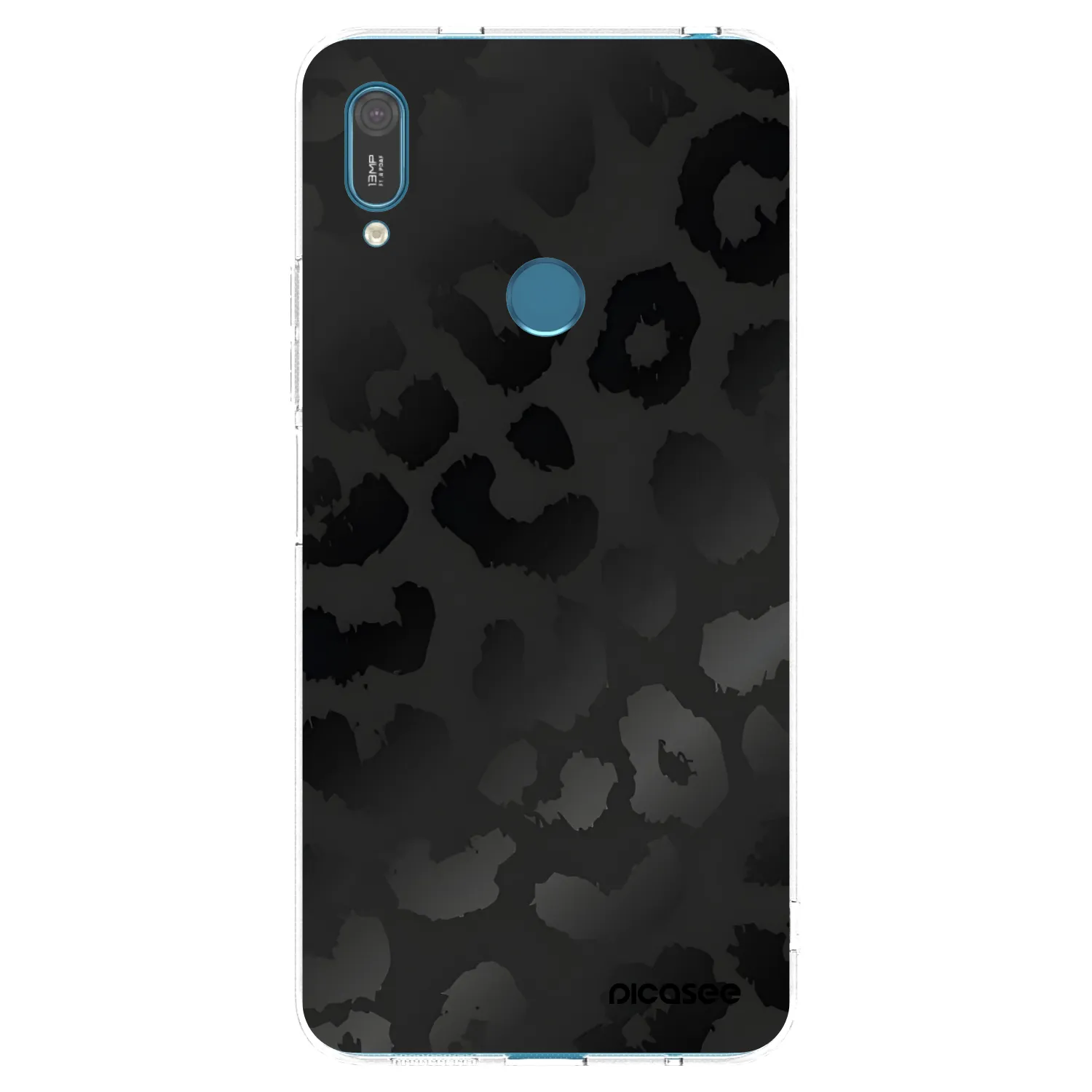 Picasee husă transparentă din silicon pentru Huawei Y7 2019 - Midnight Leopard