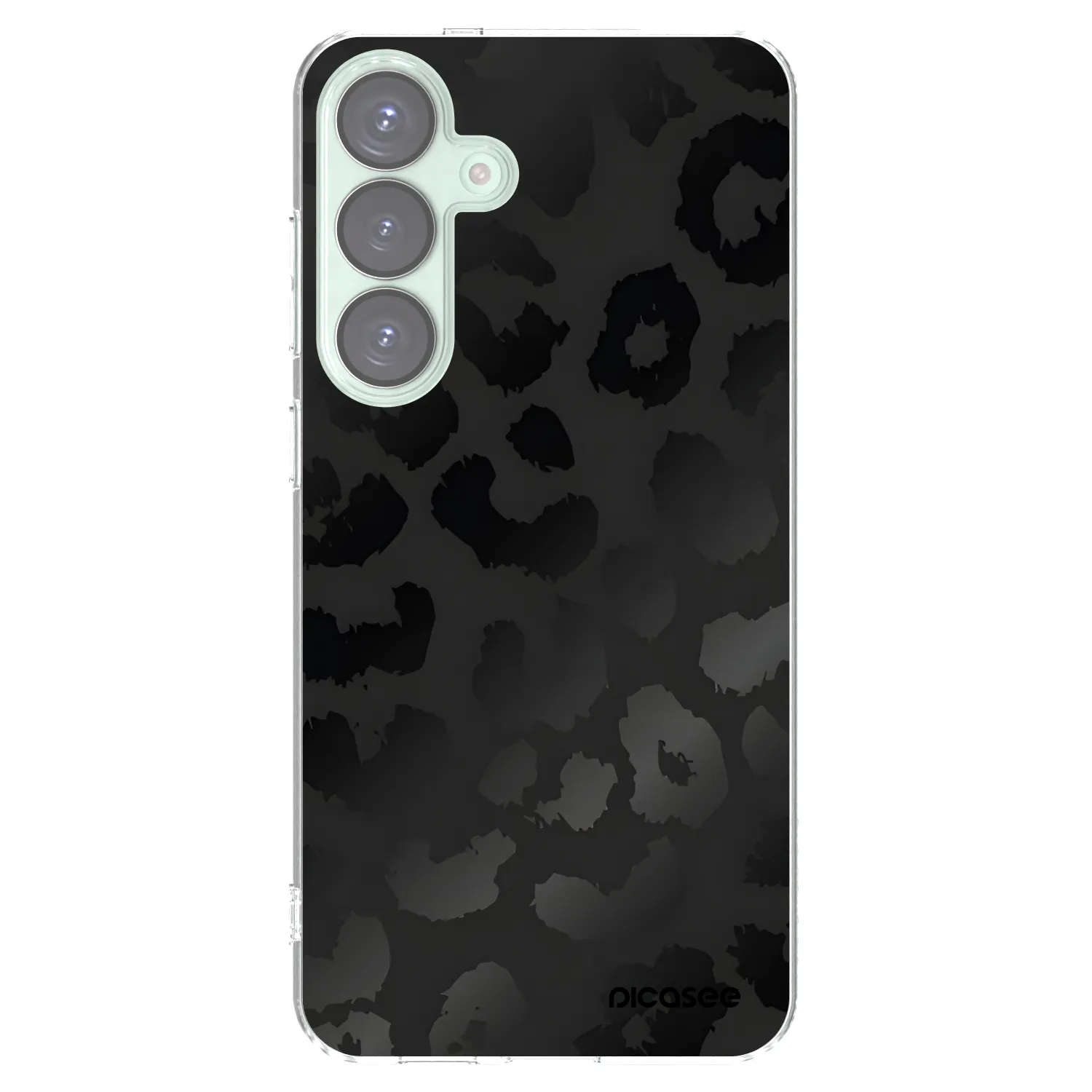 Picasee husă transparentă din silicon pentru Samsung Galaxy S25+ 5G - Midnight Leopard