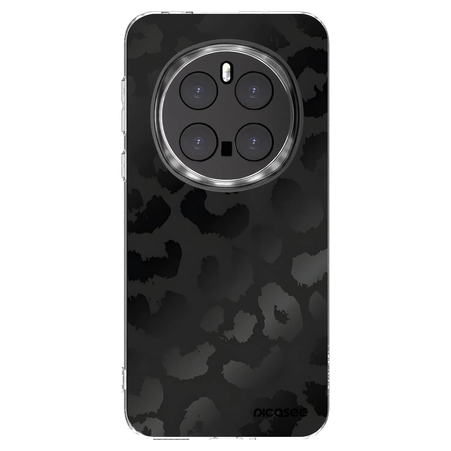 Picasee husă transparentă din silicon pentru Honor Magic7 Pro 5G - Midnight Leopard